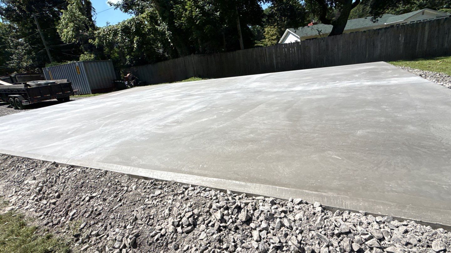 Rochester Pole Barn Floor Project by NG Masonry & Construction LLC