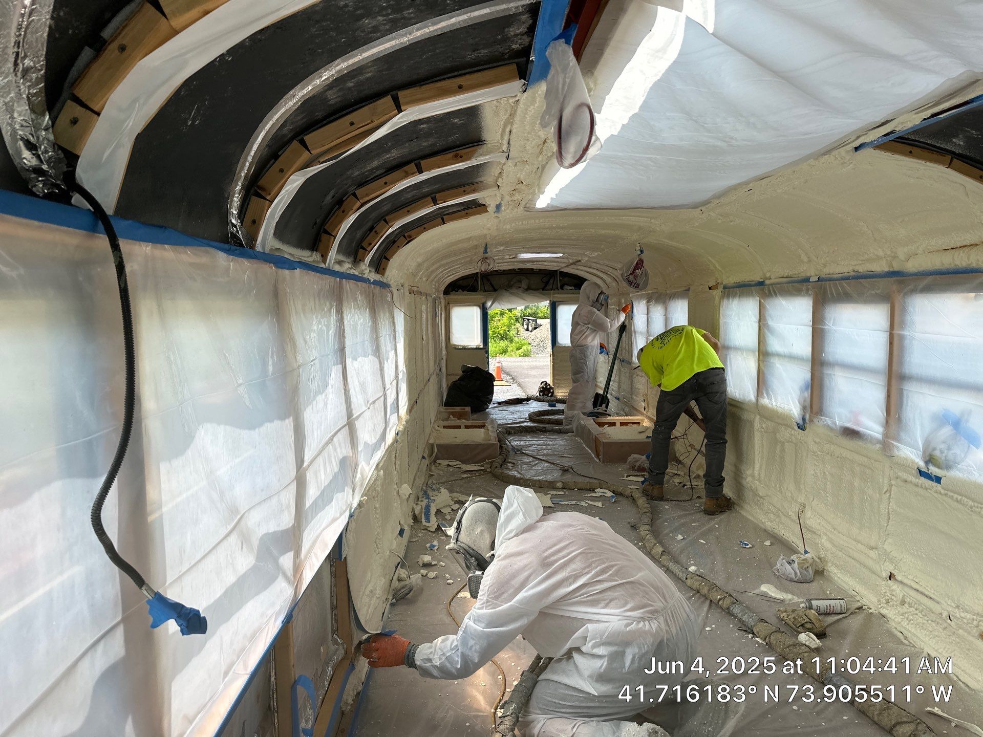 Spray Foam Insulation using Closed Cell Spray Foam by NYS Foam & Energy