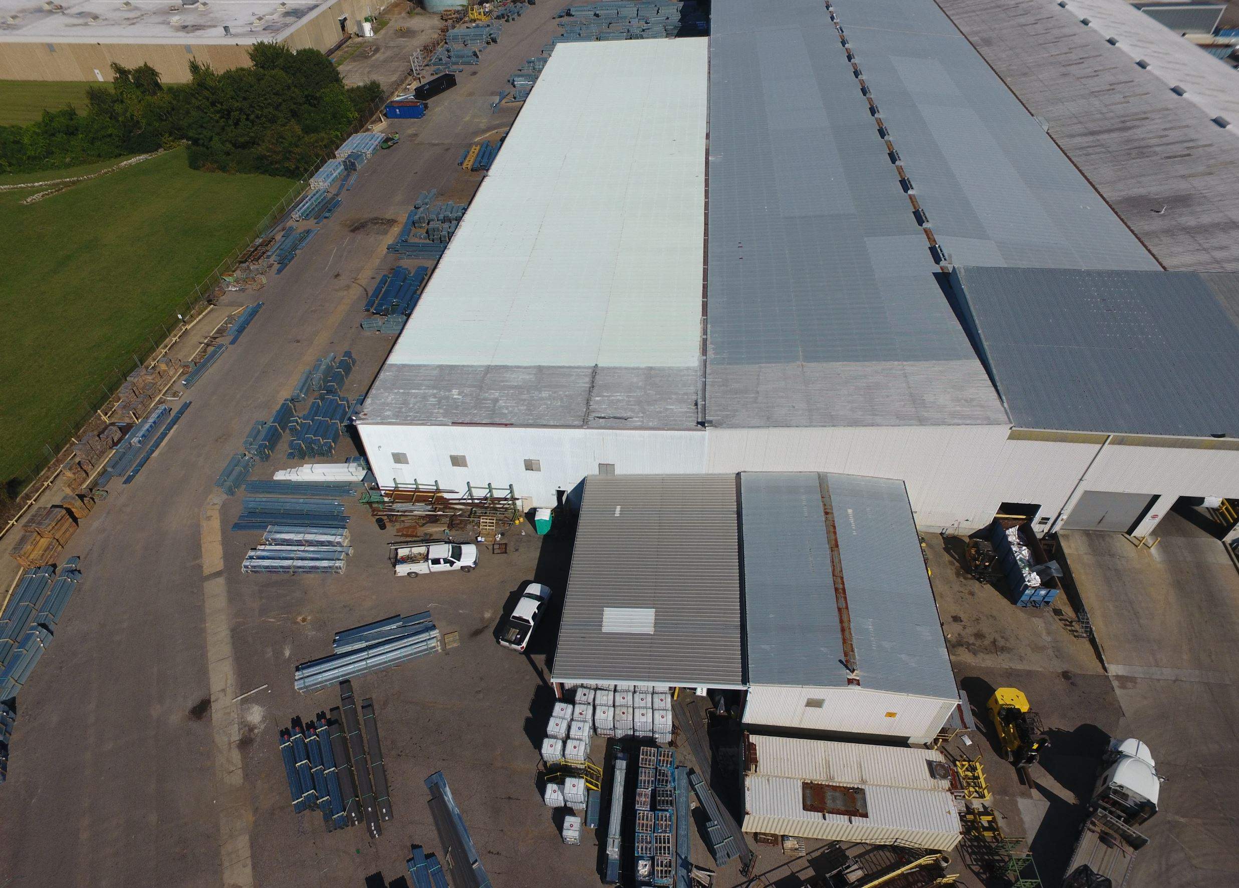 Commercial Metal Restoration System using Aldocoat Coatings by Hostetler Roofing