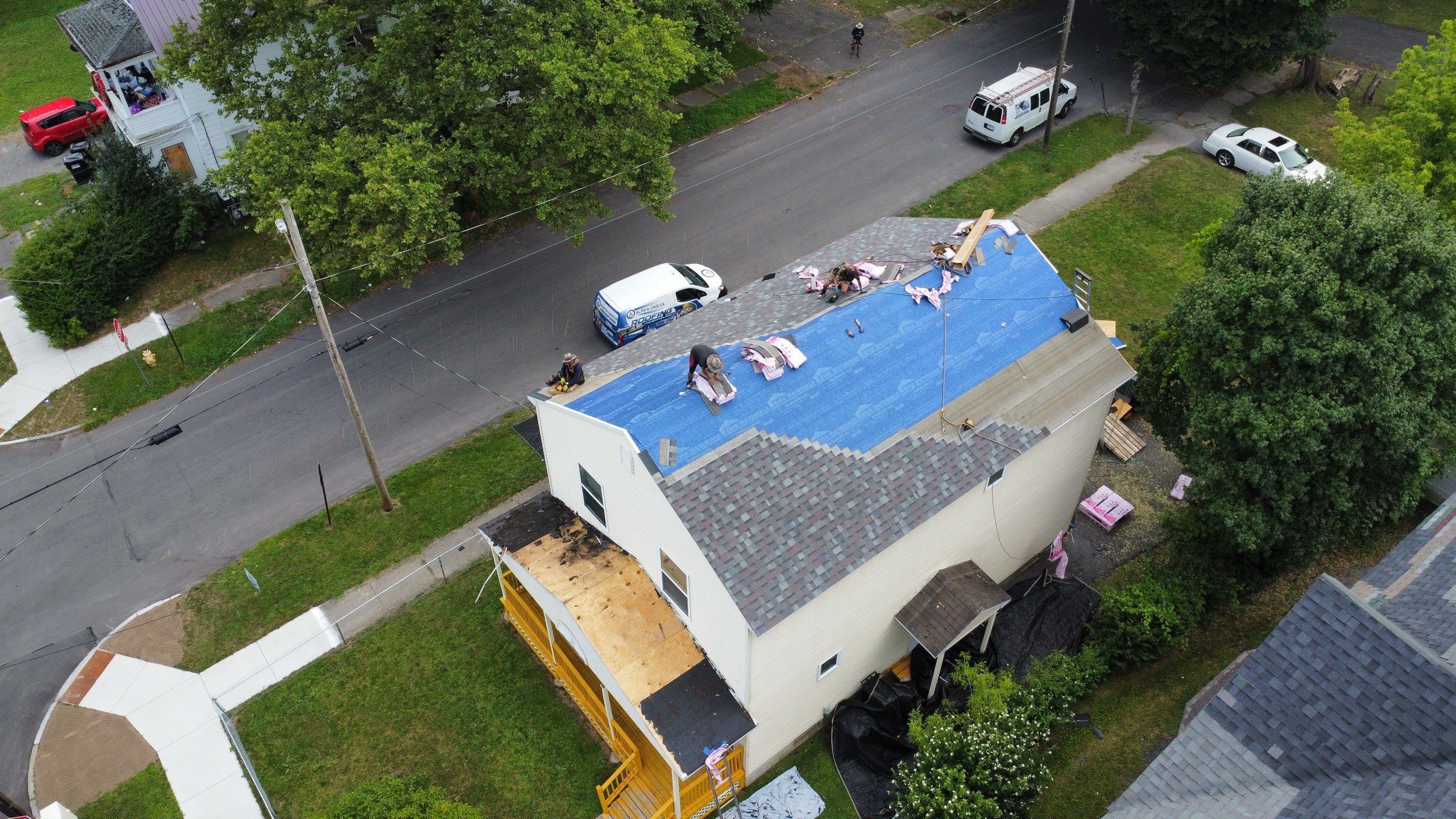 🏡 New Roof Installed in Syracuse, NY | Owens Corning Shingles 🔧 by Alpha Omega Roofing LLC