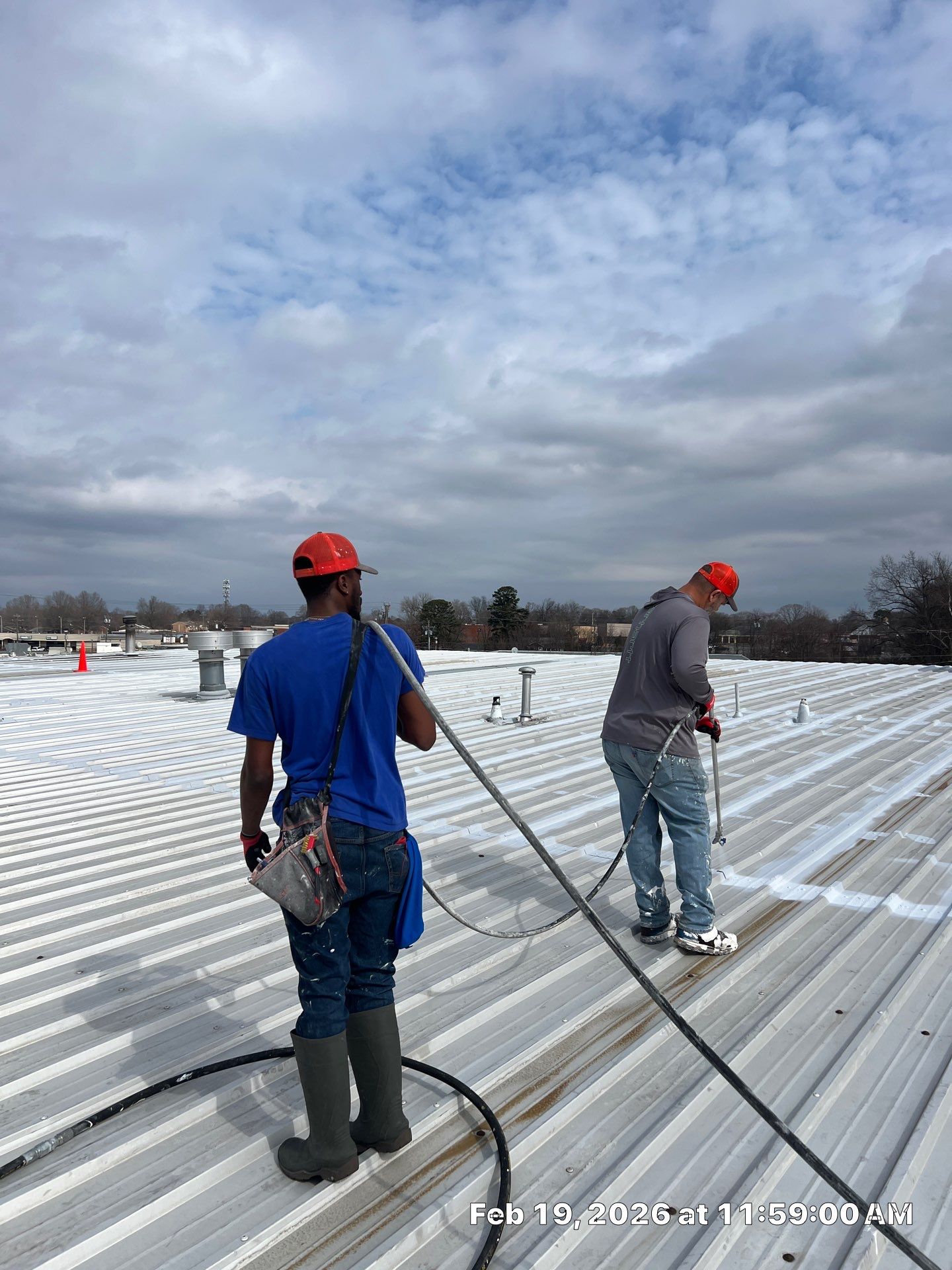 Acrylic Coating  by Just In Time Roofing and Restoration