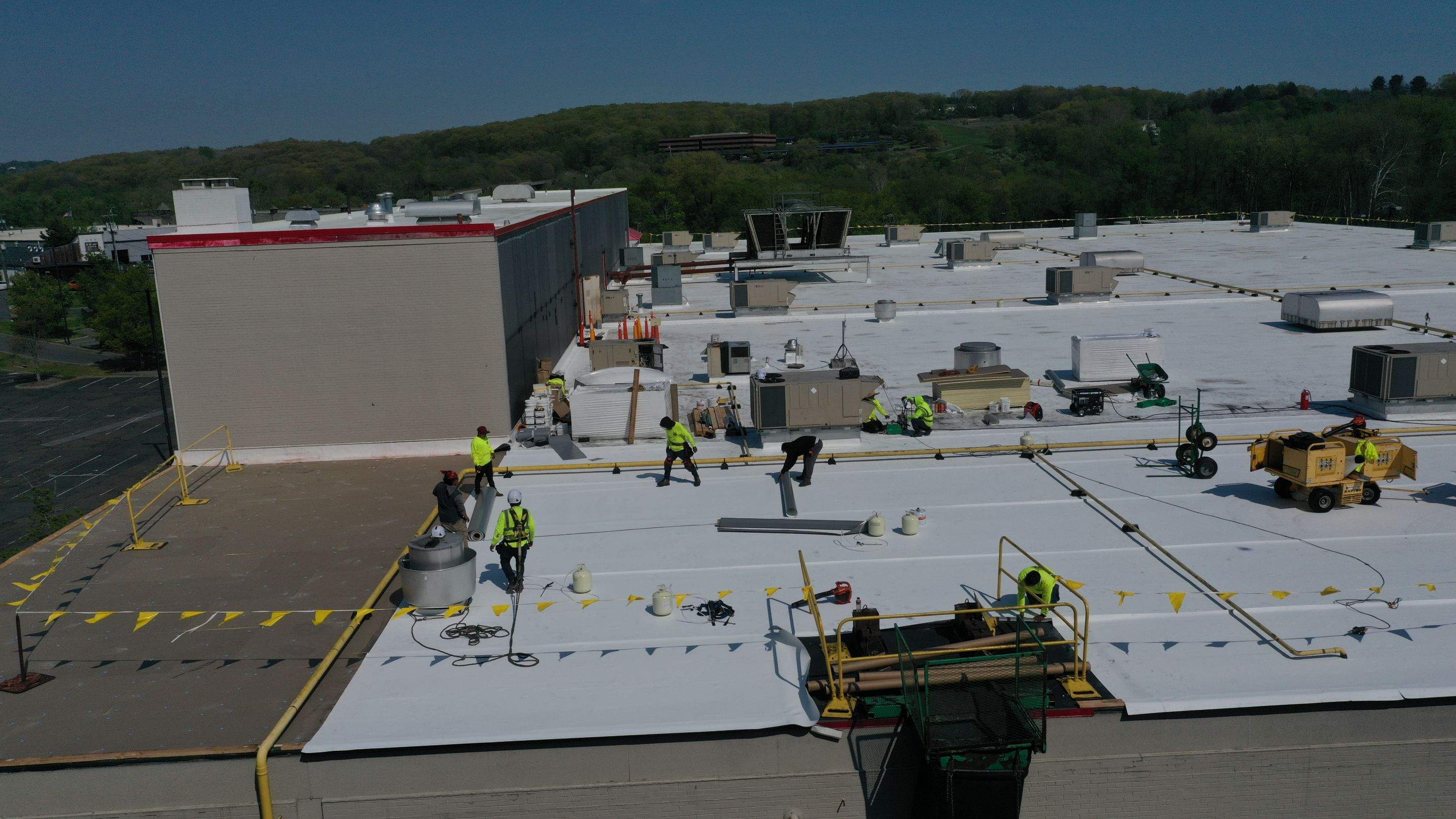 Commercial TPO Roof Replacement by All Site Roofing
