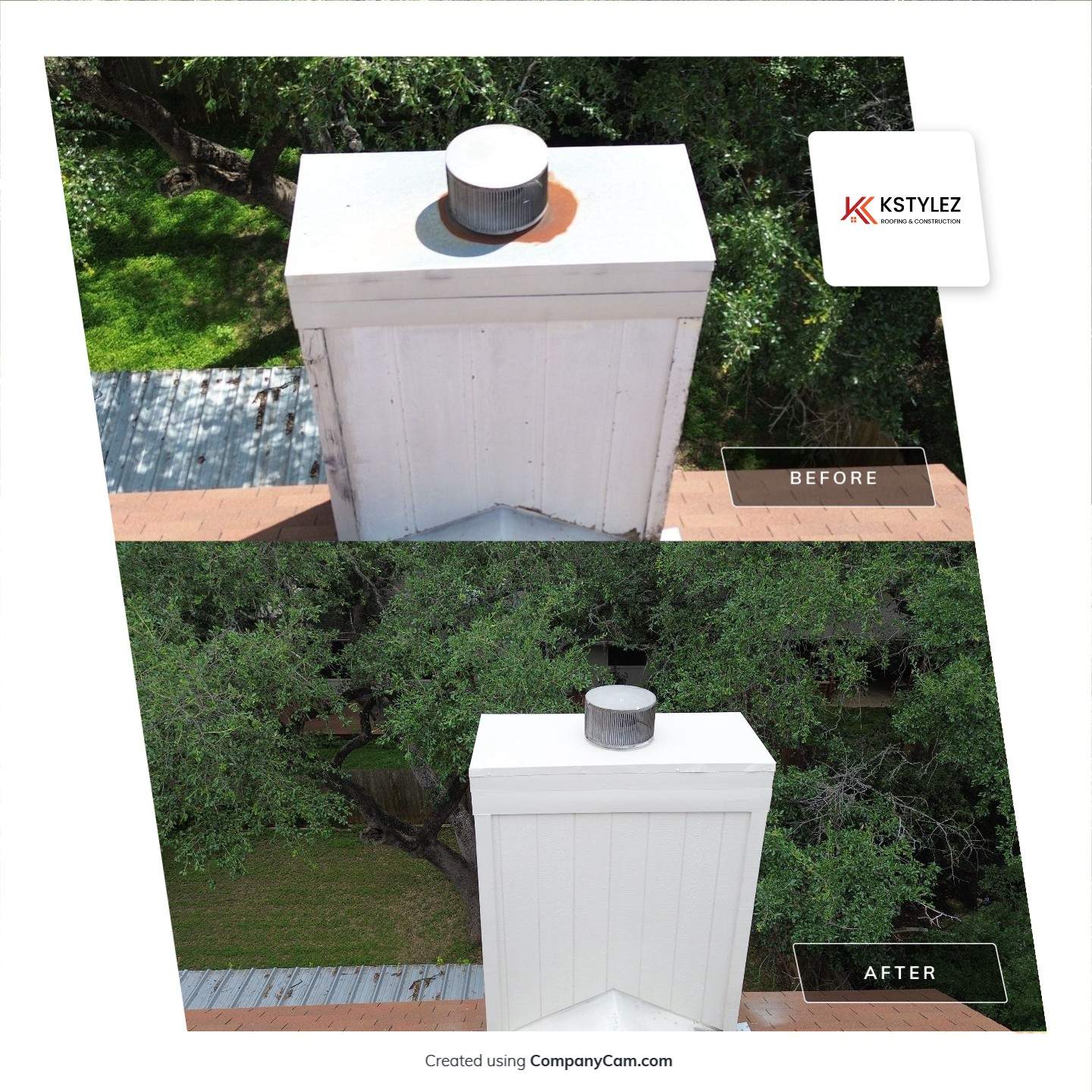 Chimney Repair & Exterior Wood Replacement | Austin, TX by Kstylez Roofing & Construction