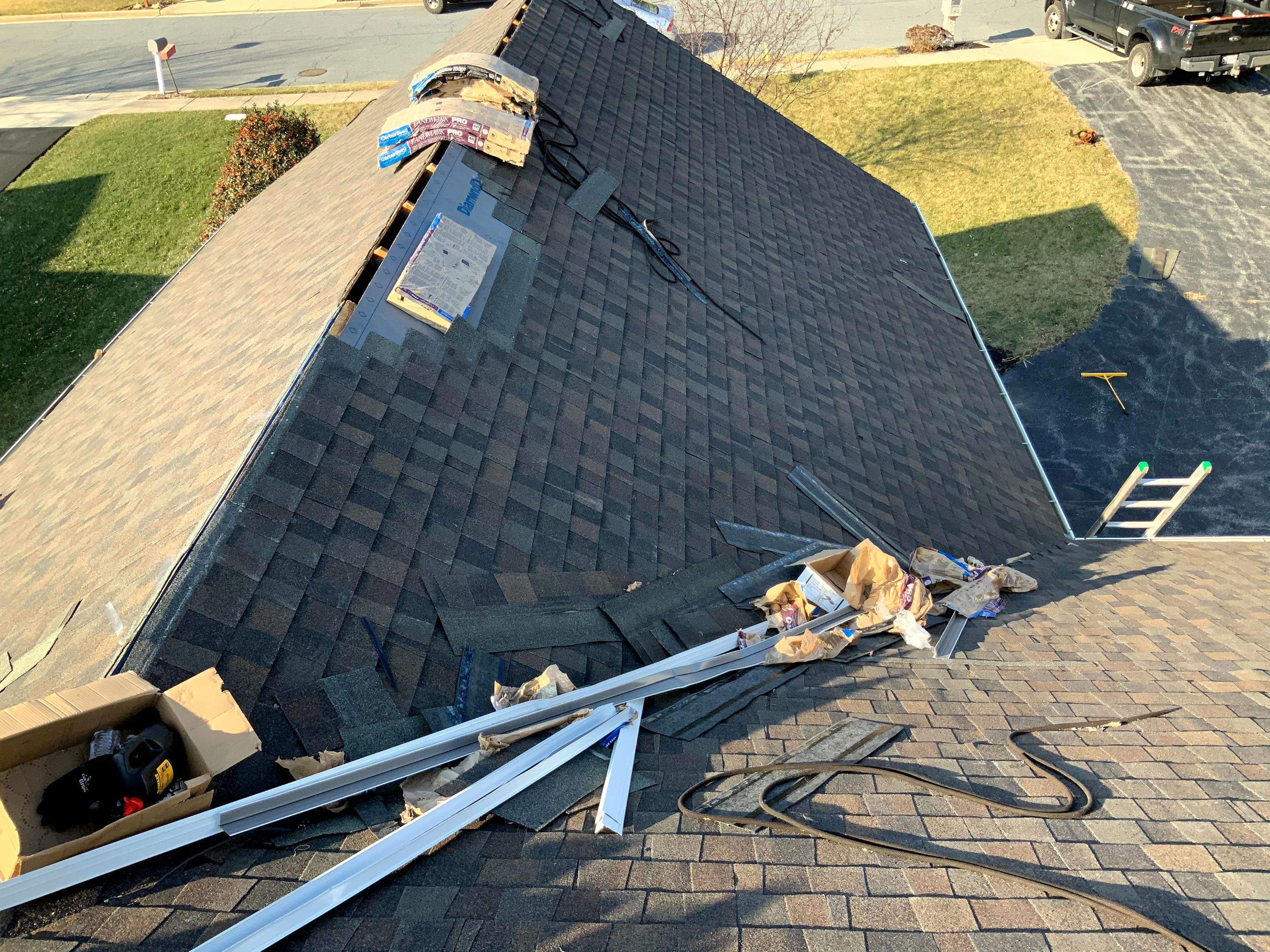 Residential Roofing Installation using CertainTeed Shingles by Alpha Design Services