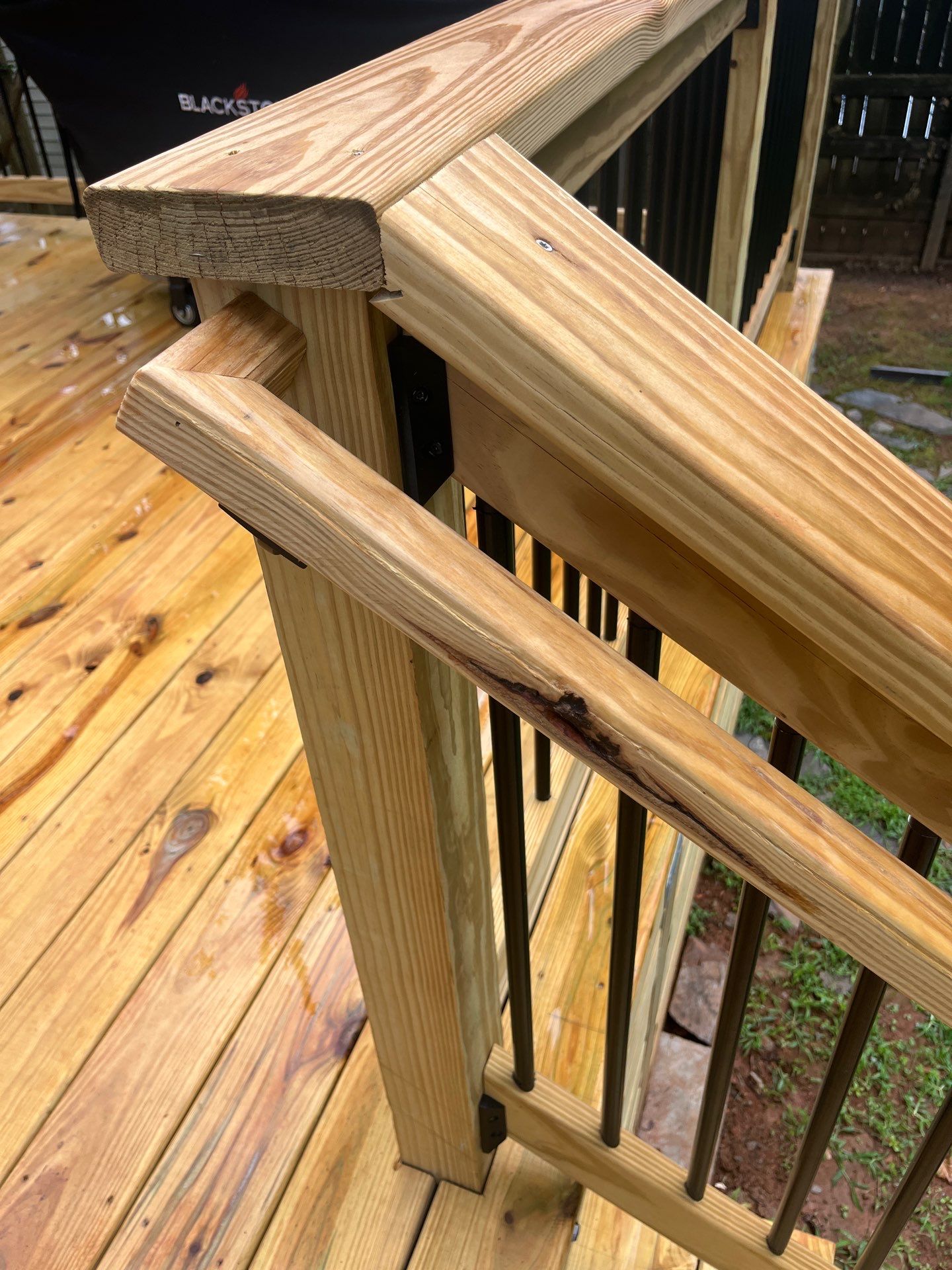 Wood Deck Build and Screen Porch Install in Kennesaw, GA by Nelson Exteriors 