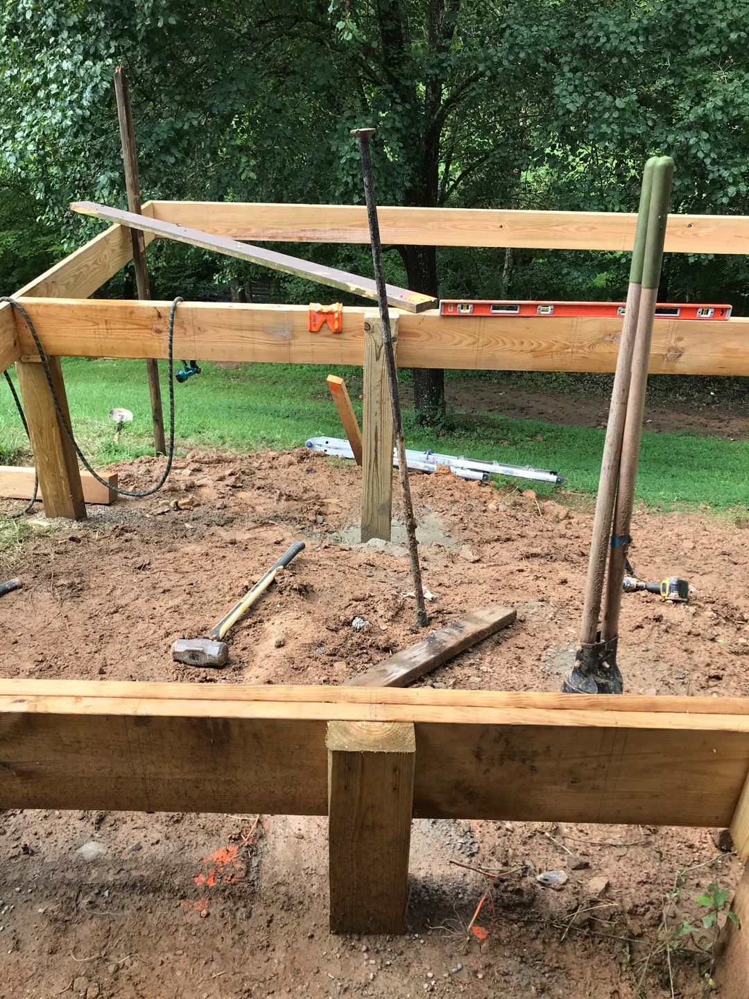 Deck Installation using Pressure Treated Lumber by Secure Construction Company Inc