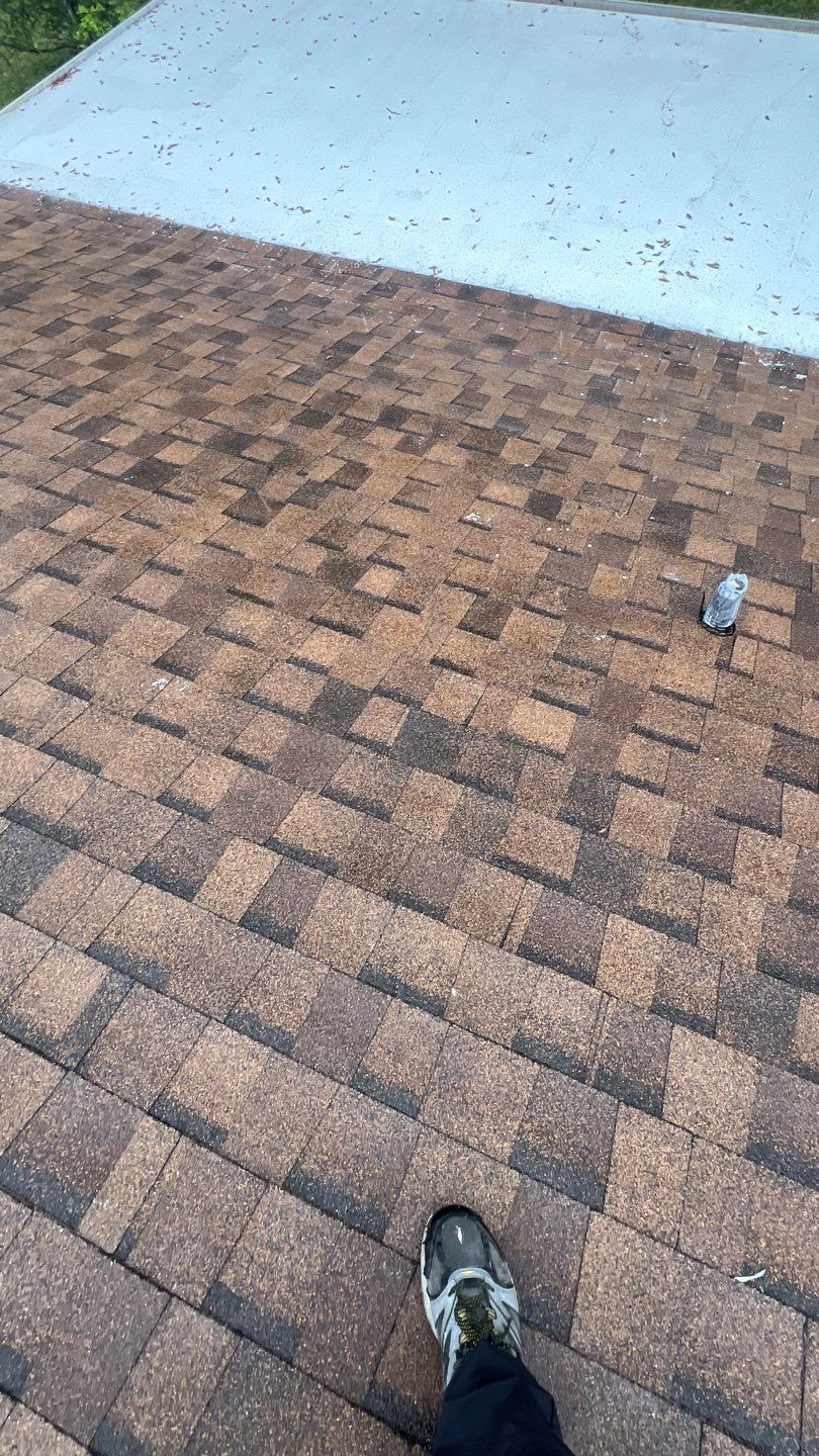 Shingle Replacement with Gaco sealant on Flat Roof Altamonte Springs FL by Pinnacle Roofing Group