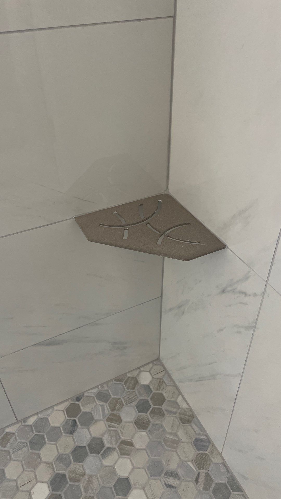 New Construction Bathrooms and Fireplace by Footprints Floors of East Atlanta