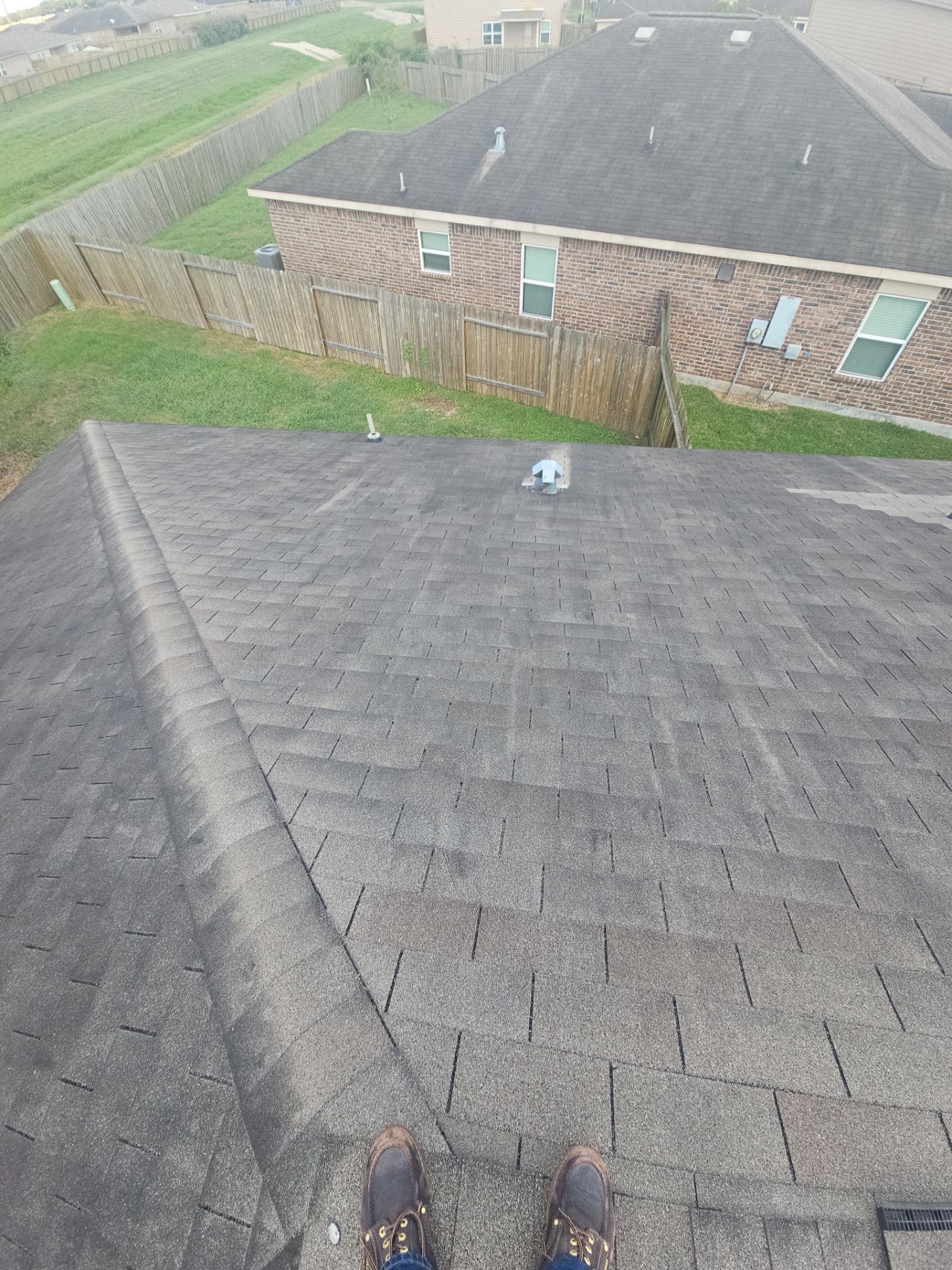 Hail Damage using Owen's Corning Duration (Lifetime) Shingles by Roof Repair Company