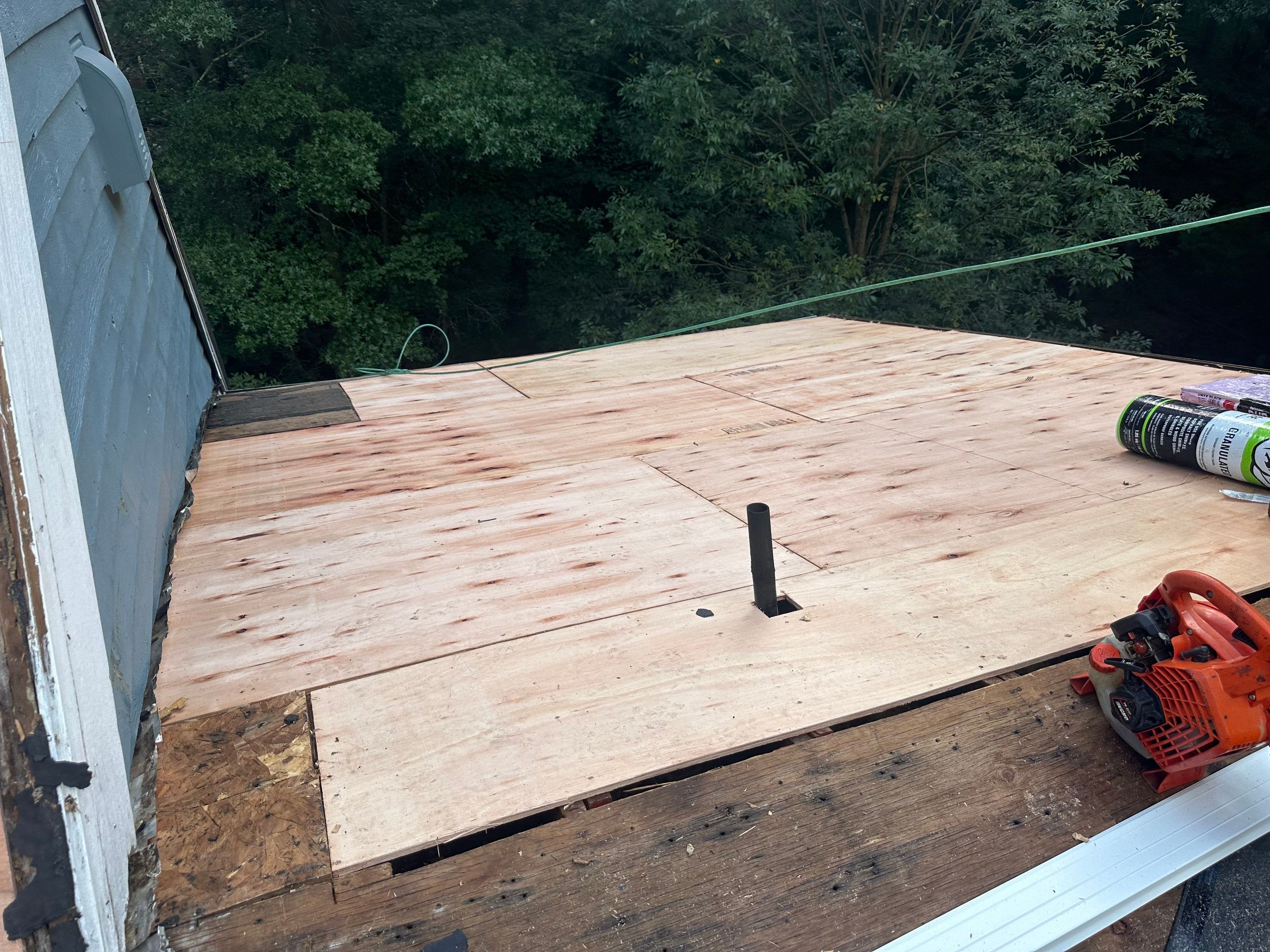 Residential Roofing Installation using Owens Corning Duration Onyx Black by A Plus Exterior