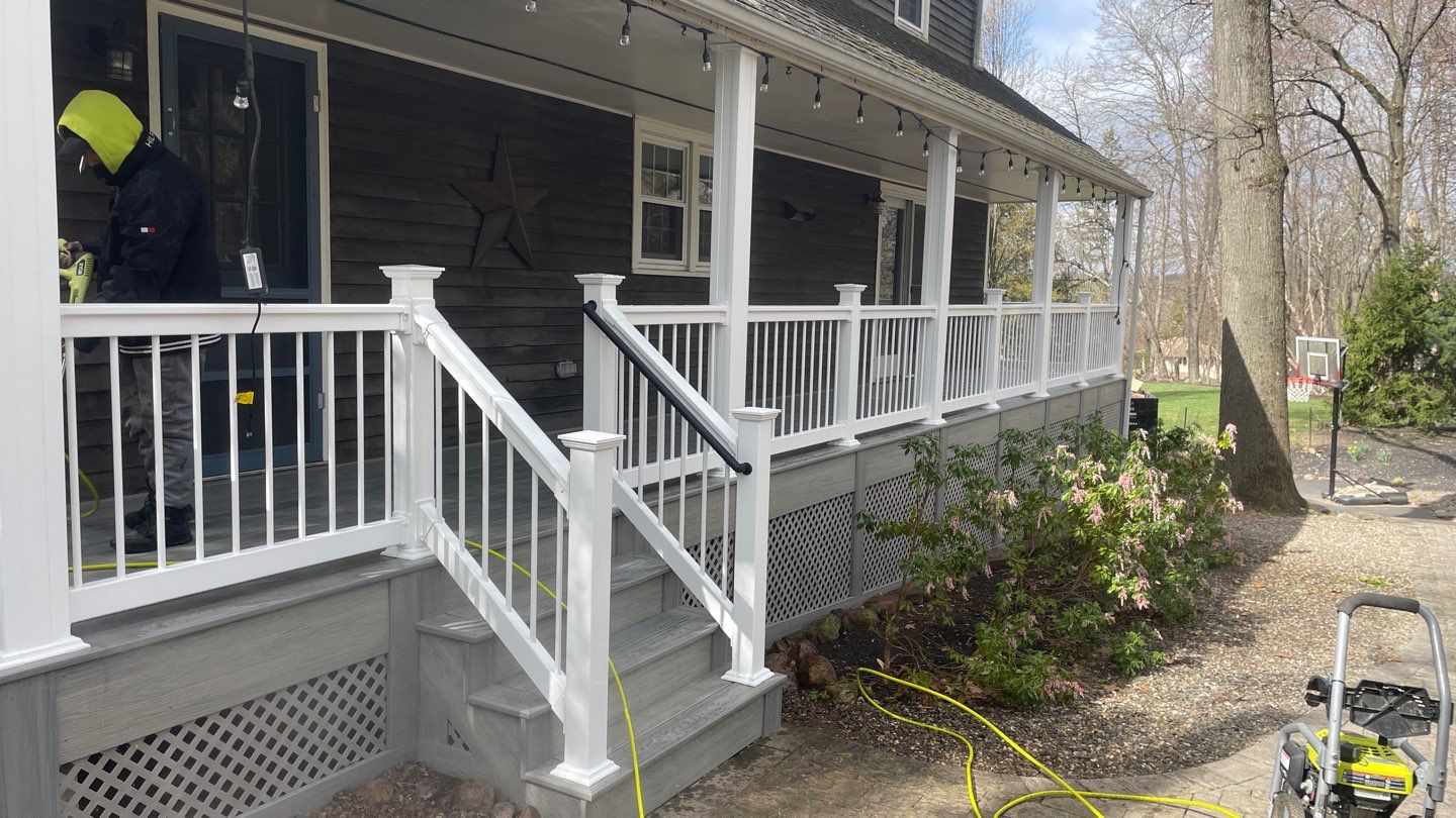 Porch Resurface in Clinton NJ by deck guardian