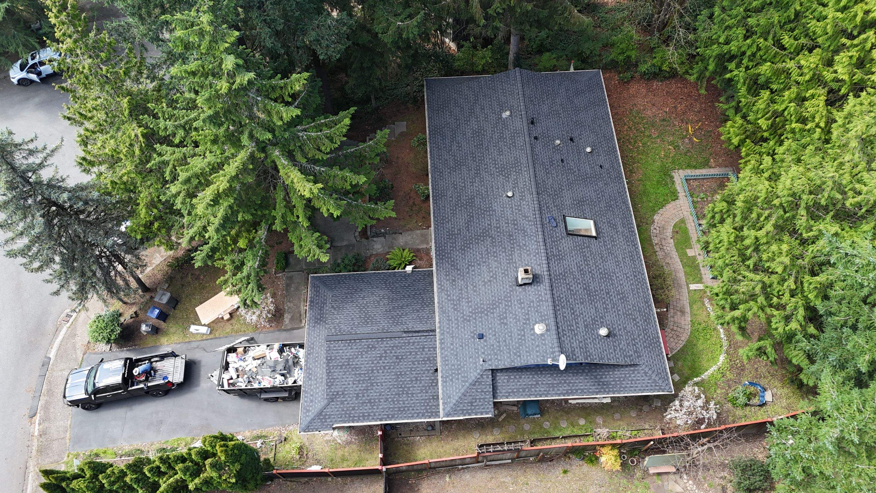 Residential Roofing Installation using GAF UHDZ Shingles by Roofing Formula LLC