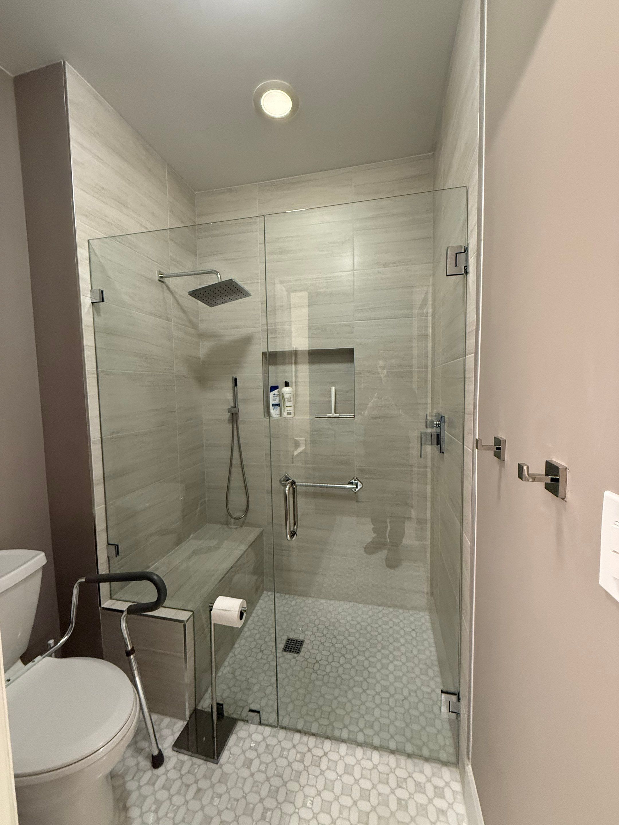 Walk-In Shower - Delray Beach by Hevi Tile