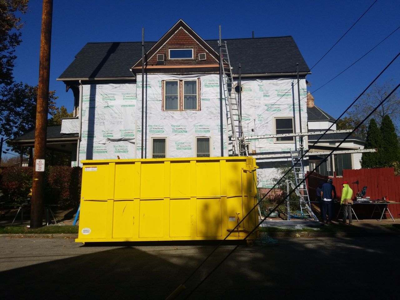 Fire damaged home in Tremont by Absolute Roofing and Construction