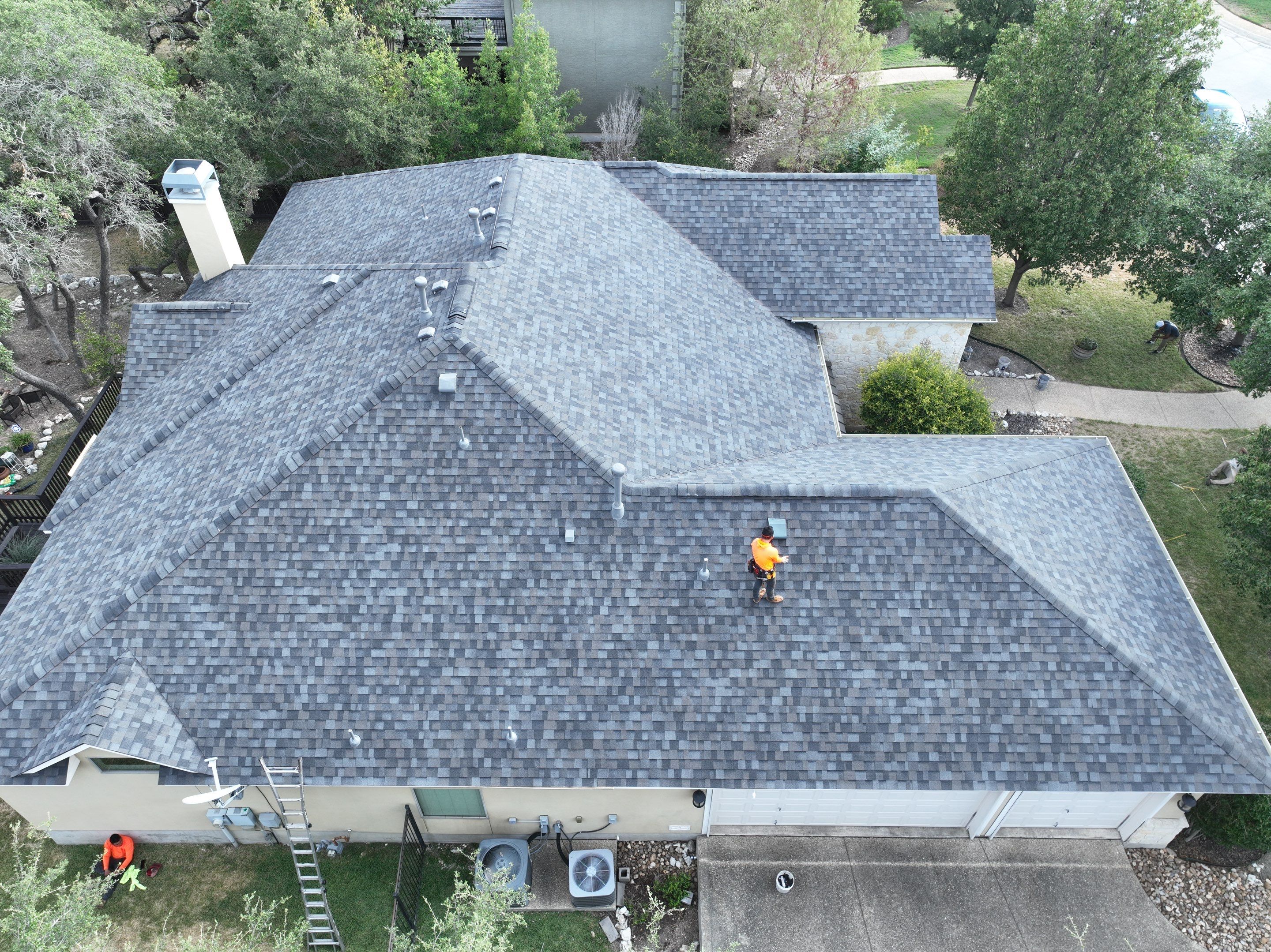 Residential Roof Replacement using Owens Corning Duration Designer 30 Year Laminate Shingle  by Premier Roofing and Contracting