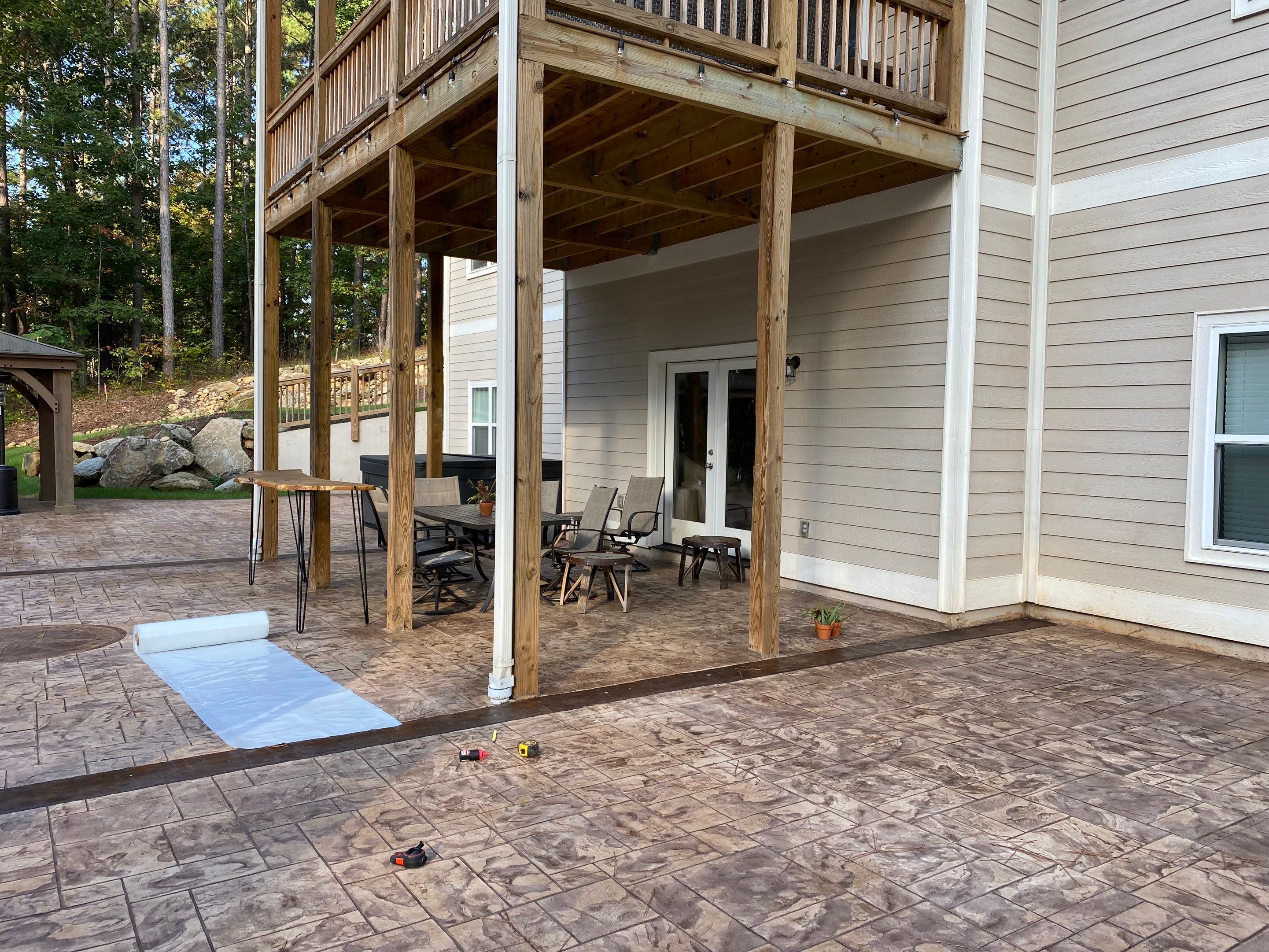 Outdoor Kitchen using Clifrock Panels by Xtreme Concrete Services