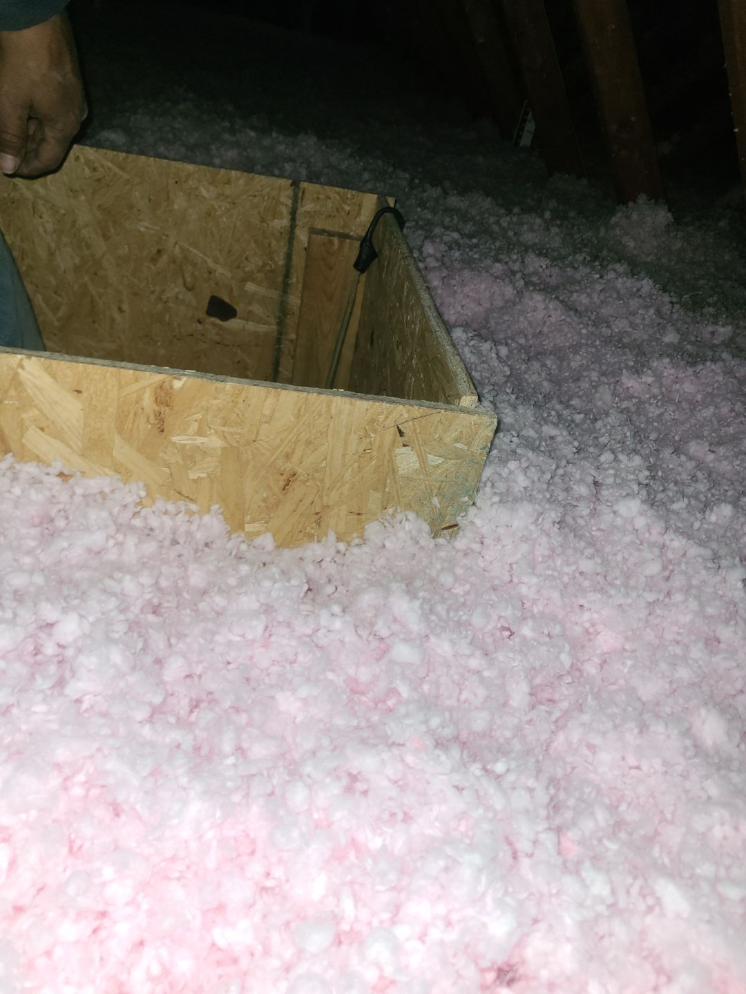 Attic Insulation Upgrade in Hanover PA with Owens Corning AttiCat PINK Blown In Insulation by Bealing Roofing & Exteriors