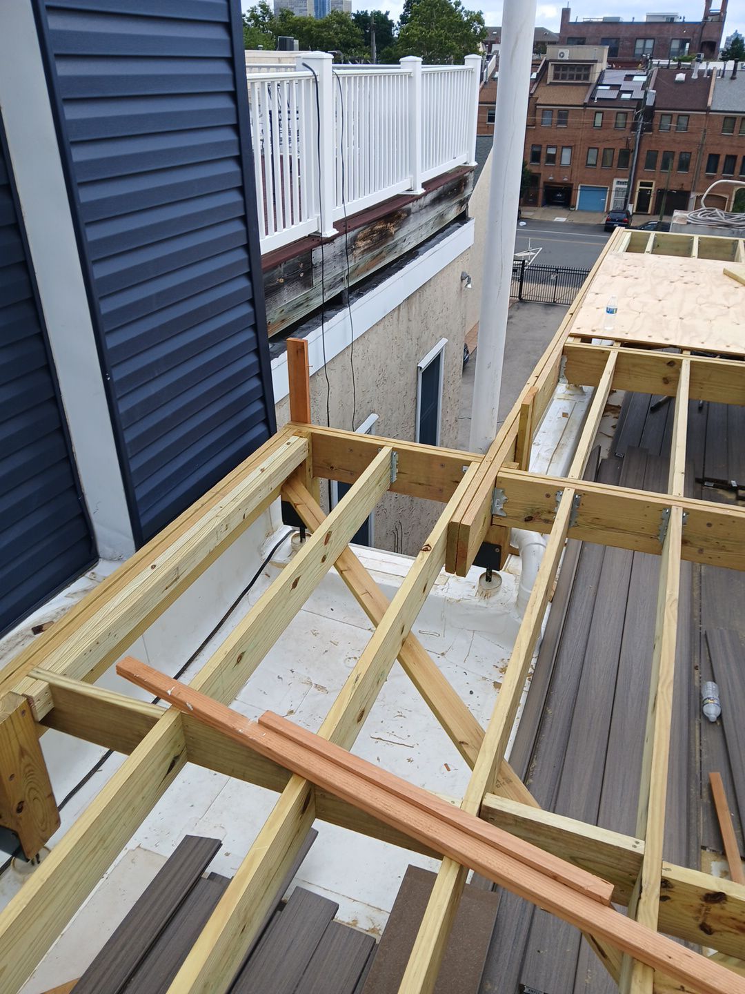 Trex Roof Deck & TPO Roofing System by Philadelphia Quality Roofing