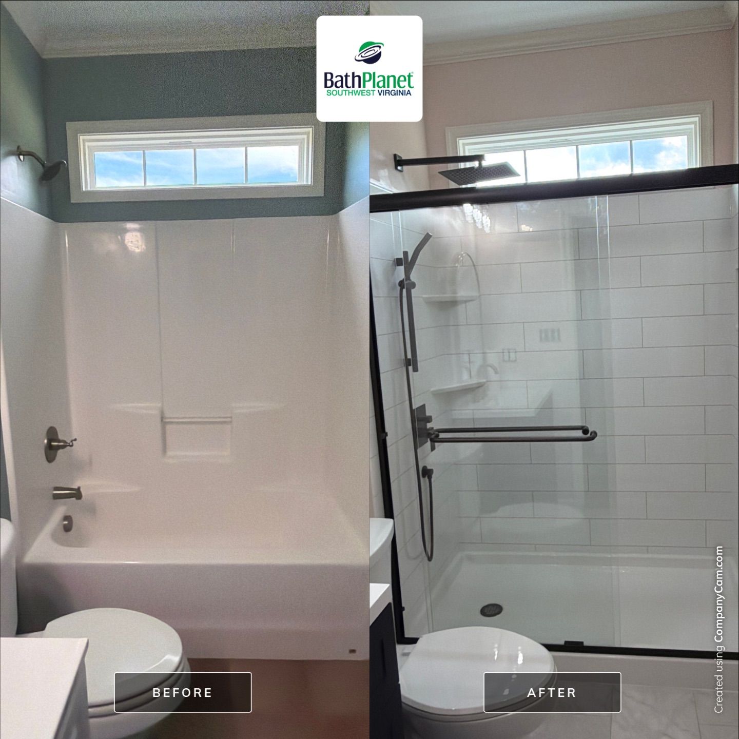 Tub to Shower Remodel by BathPlanet SW Virginia