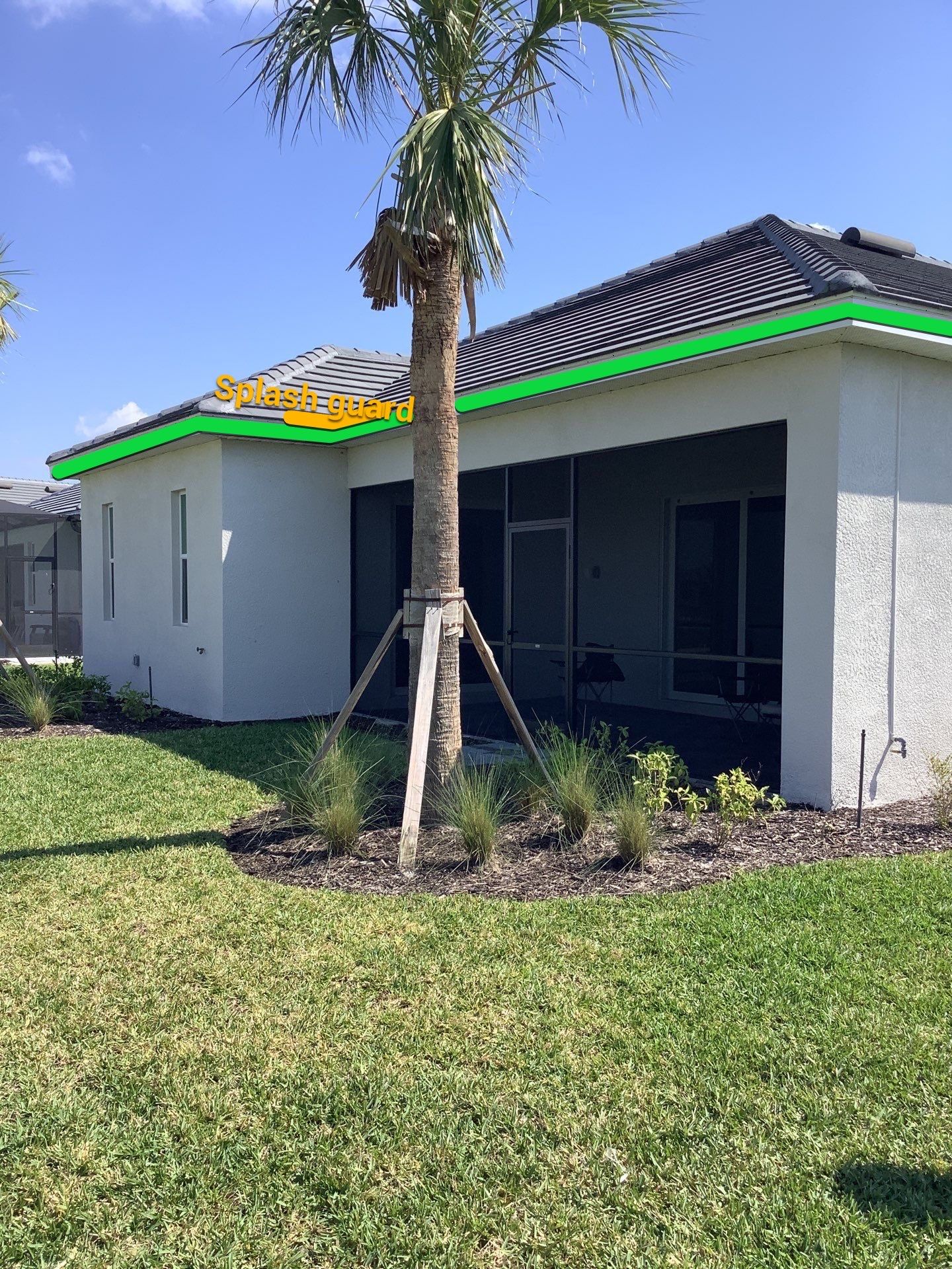 3x4 Elbow Gutter Installation in Punta Gorda FL by Gutter Professors