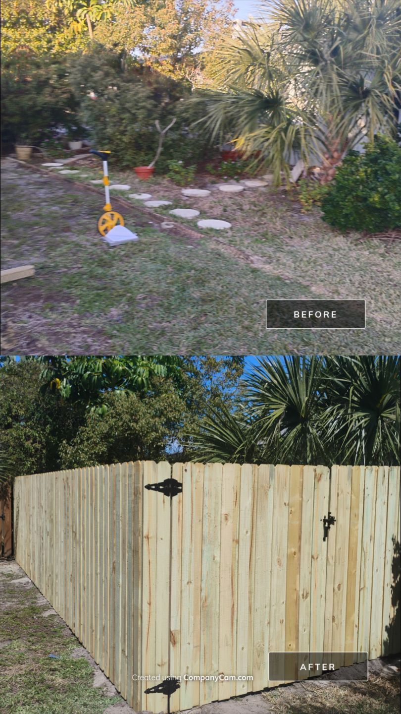 Wood Install in Bradenton by True Fence LLC