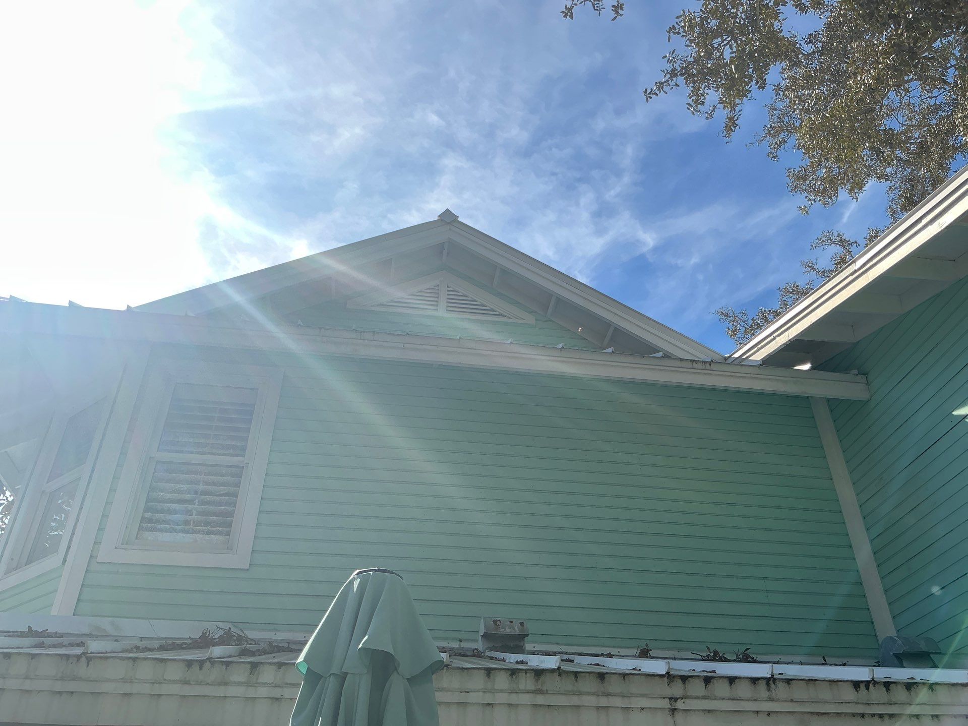 New White Soffit Project in Safety Harbor, FL by Gutter Professors