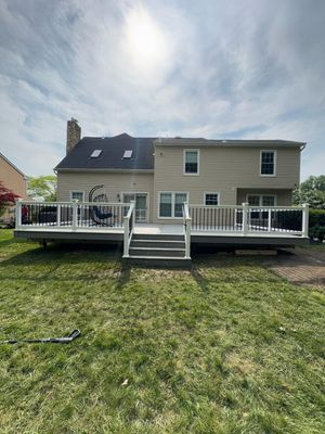 New Deck in Plainsboro Township, New Jersey