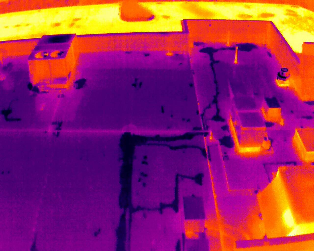 Commercial Roofing Inspection using Thermal Imaging Drone  by Stendahl Services