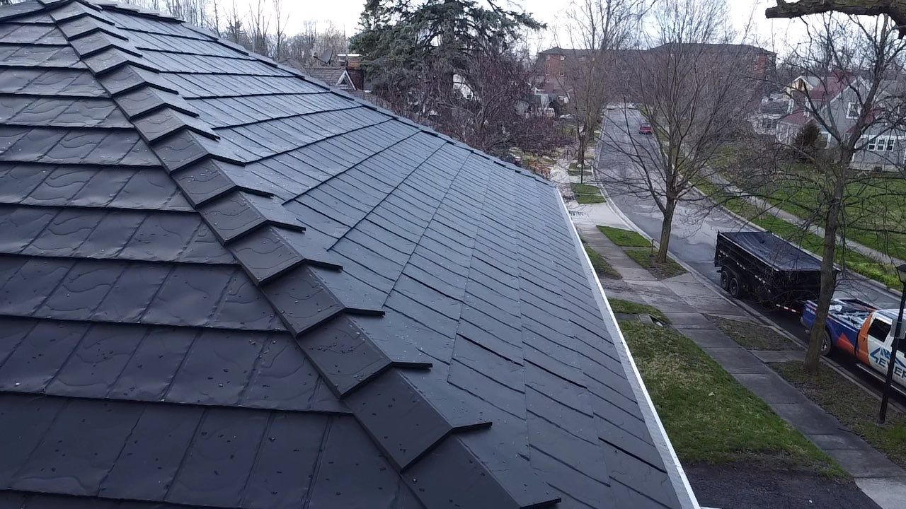Slate Profile Metal Shingle Roof for Historic Home – Fort Wayne, IN by 4Ever Metal Roofing