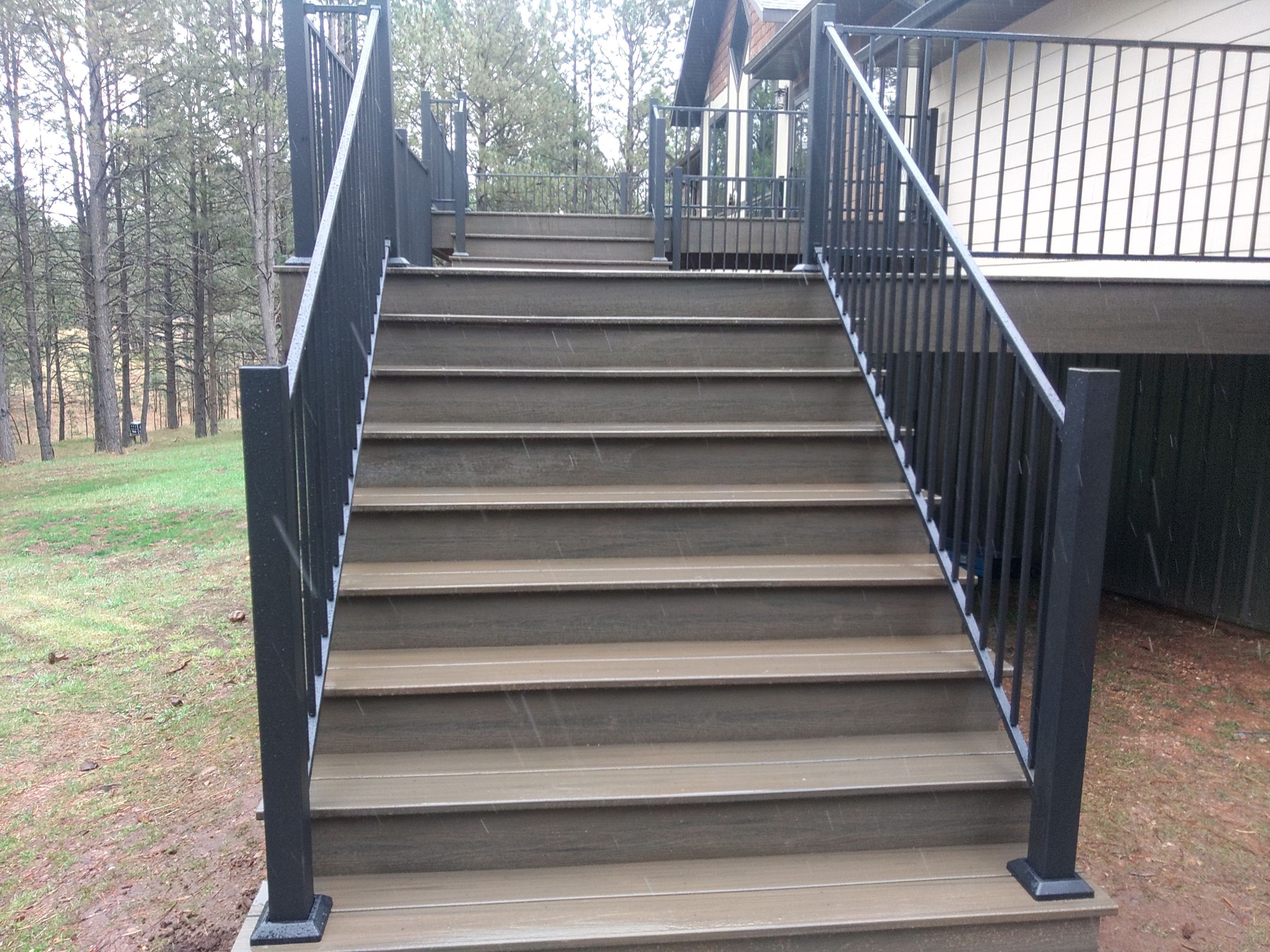 Deck Installation using Trex by Weather-Tite Exteriors LLC