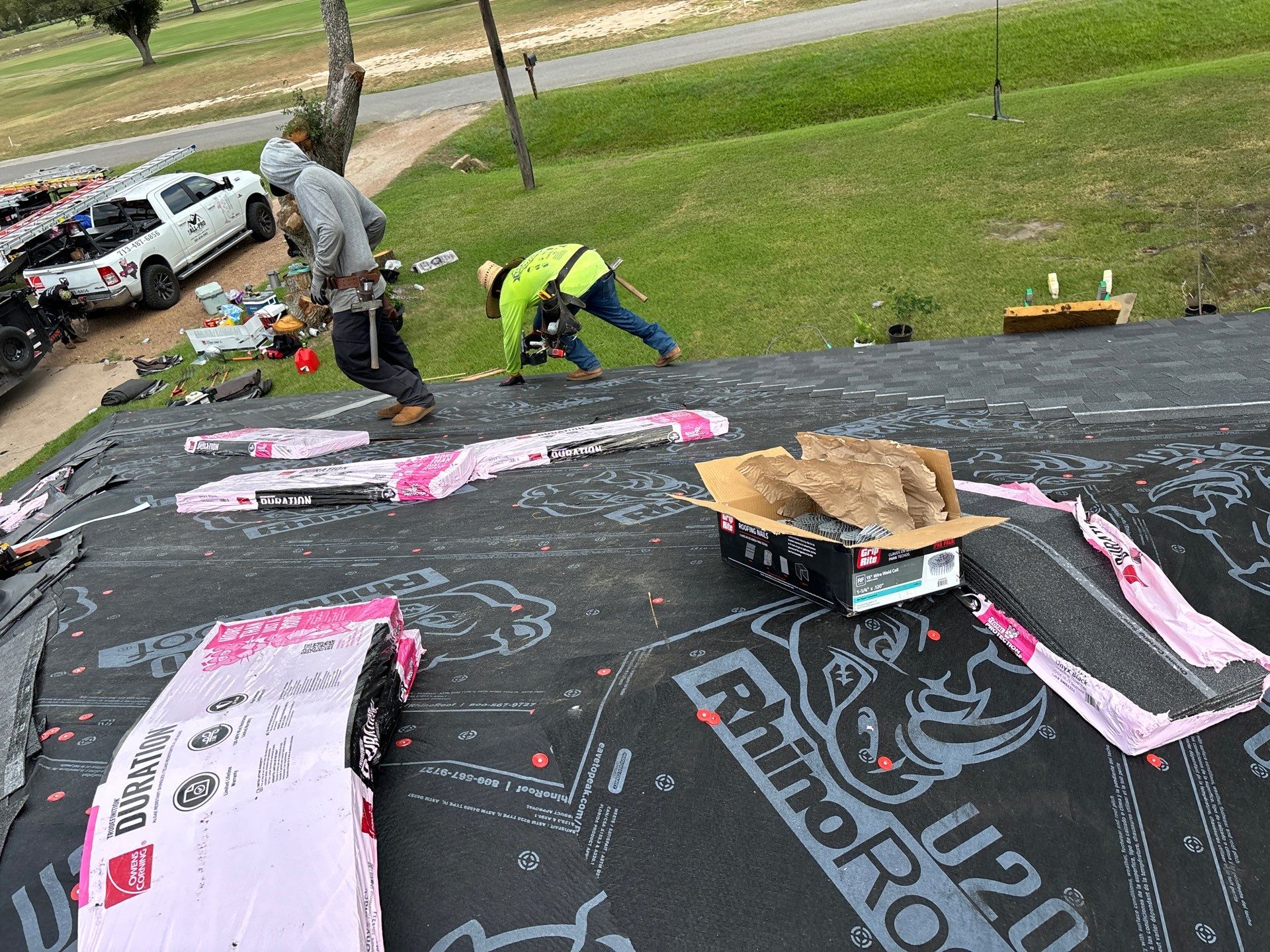 Residential Roofing Installation using Owen's Corning Duration (Lifetime) Shingles by Roof Repair Services LLC