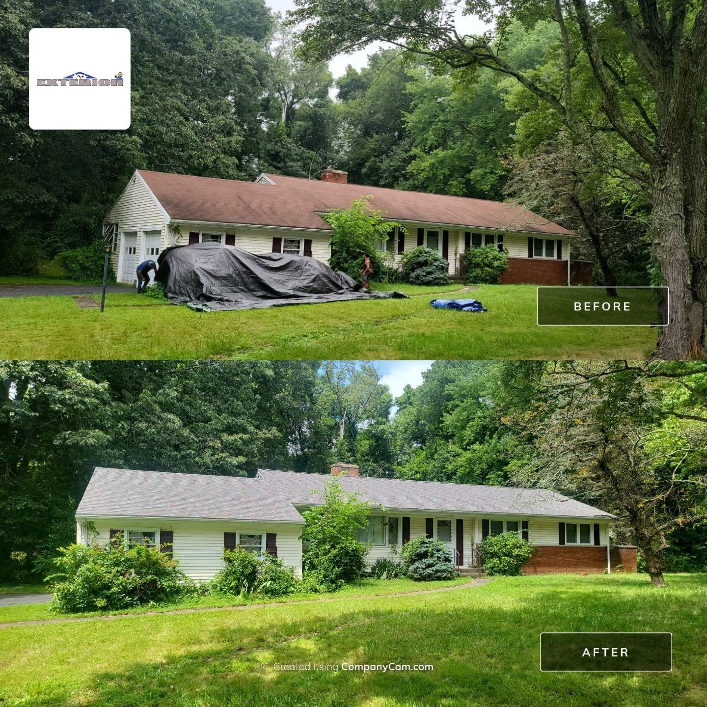 Residential Roofing Installation using Owens Corning TruDefinition Duration AR - Colonial Slate by A Plus Exterior