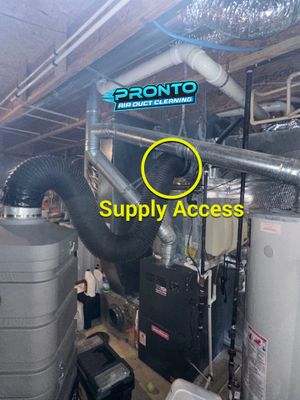 Duct Cleaning using Commercial vaccum
