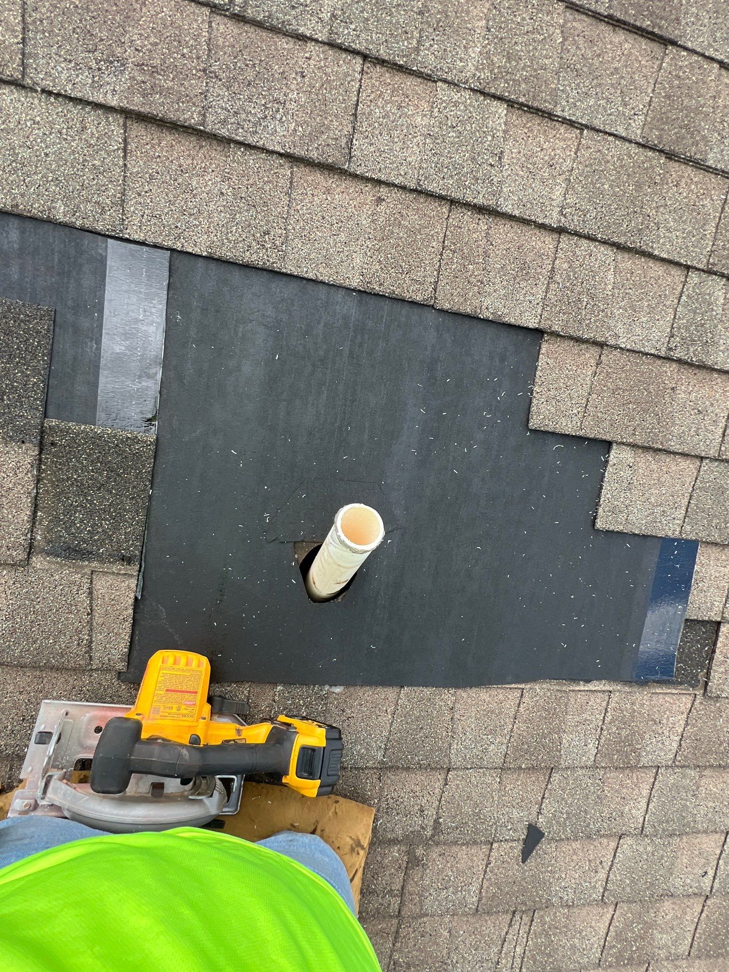 Hail Damage using Owen's Corning Duration (Lifetime) Shingles by Roof Repair Company