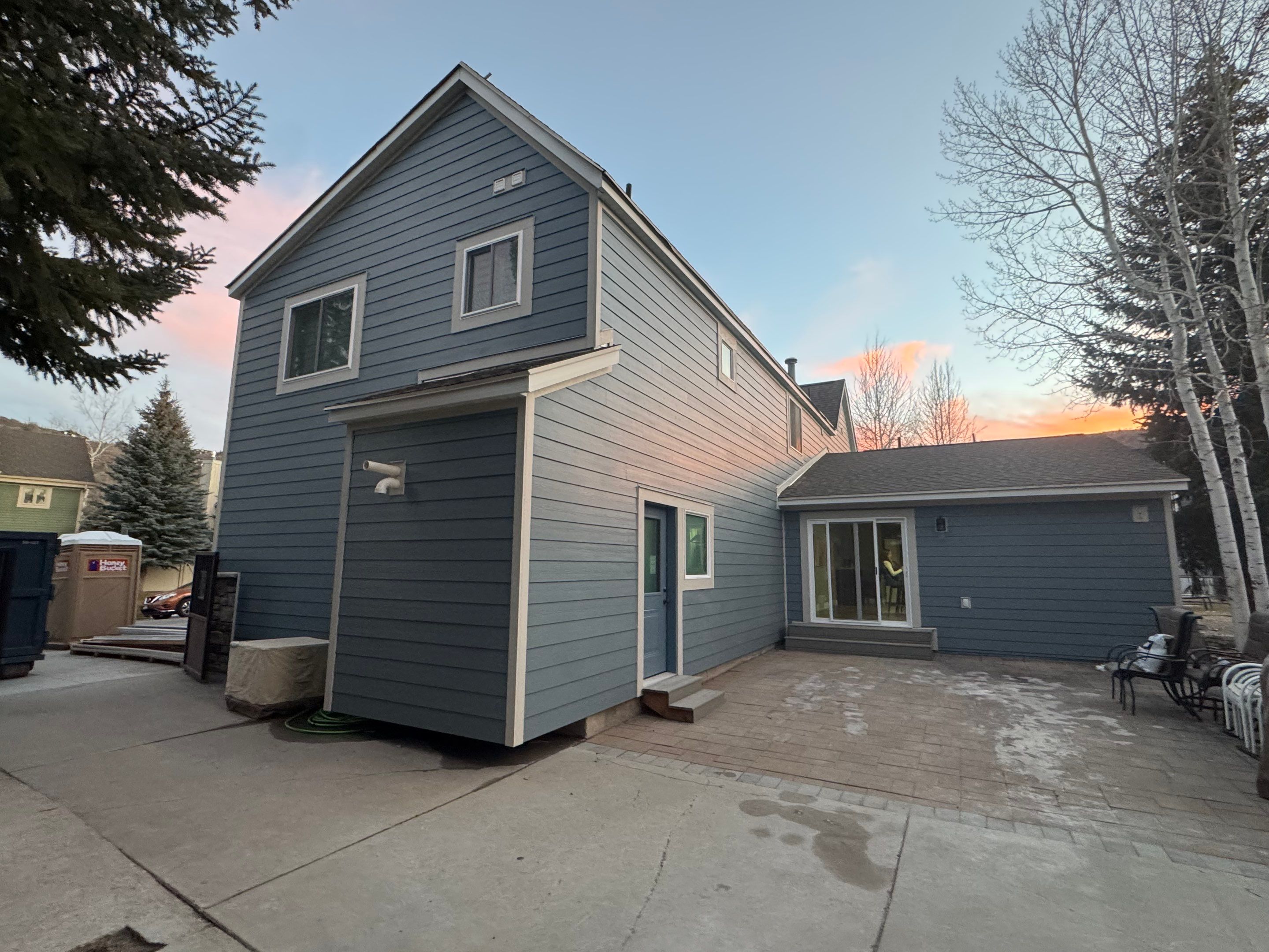 Park City | Vinyl to Hardie Conversion | Mountain Sage & Cobblestone by Ideal Siding Utah