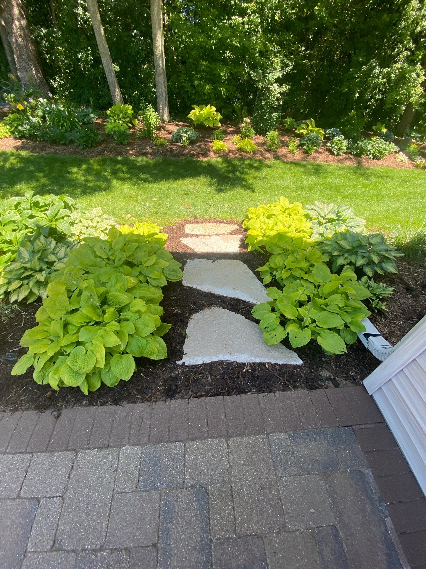 Patio and stepper cleaning by Shulla Exterior Cleaning