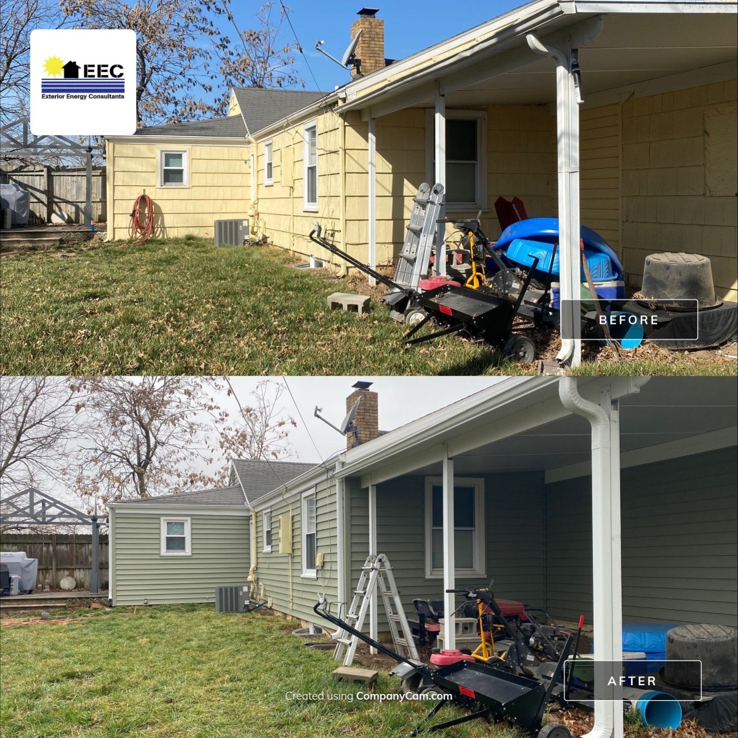 Out with old in with the new! by EEC  Windows, Siding & Roofing 