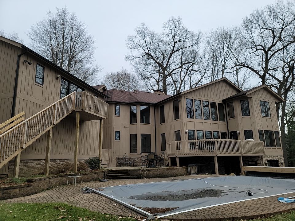 Brand: Atlas Pinnacle Color: Pristine Scotchgard Black Drip: Black by Eagle Eye Roofing