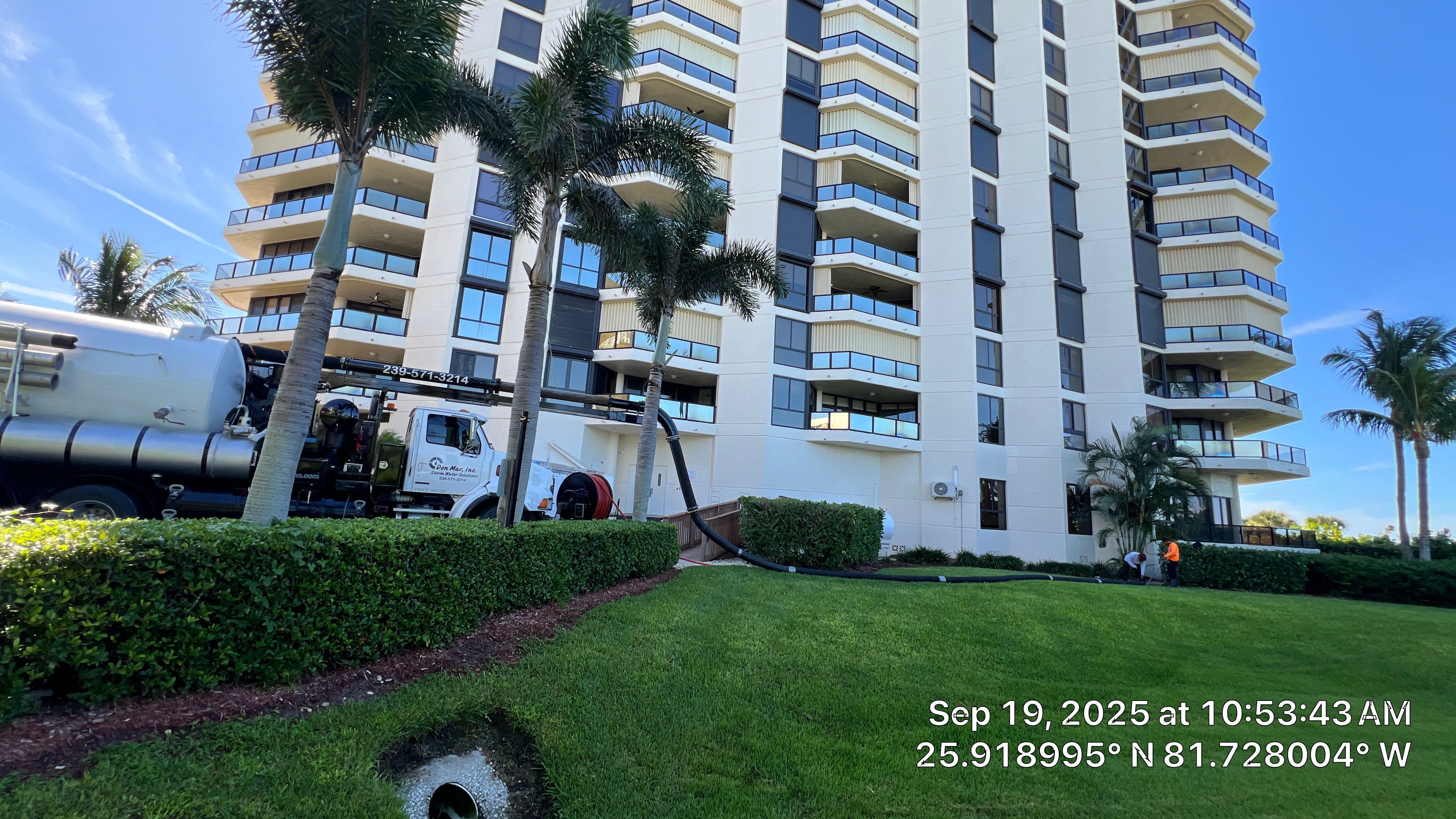 Condo Storm Water System Cleaning and Maintenance by APS Power & Water