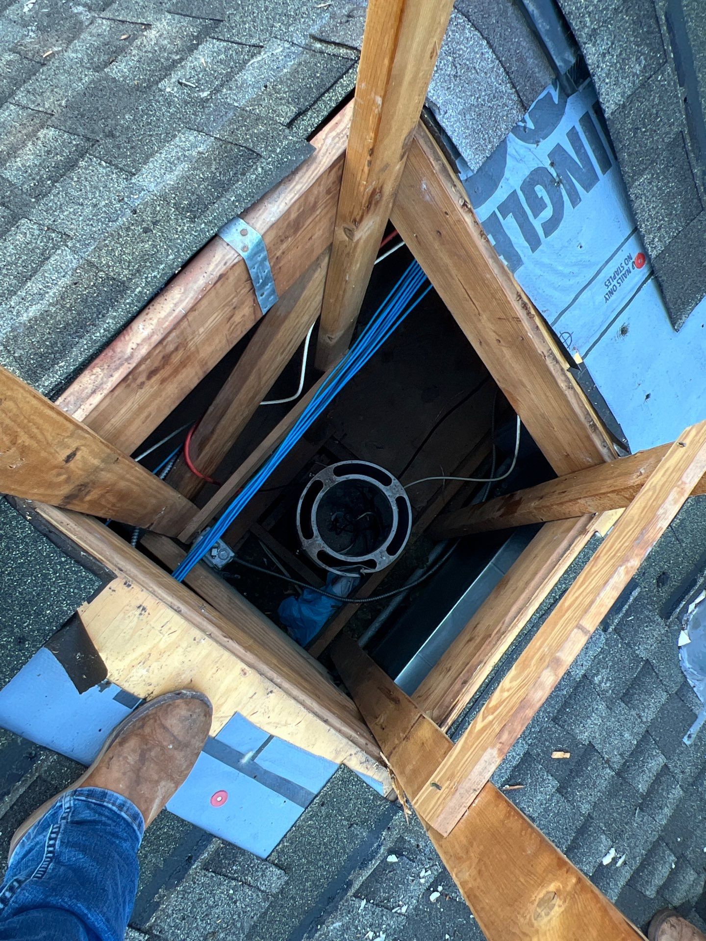 Hail Damage using Metal by Roof Repair Company