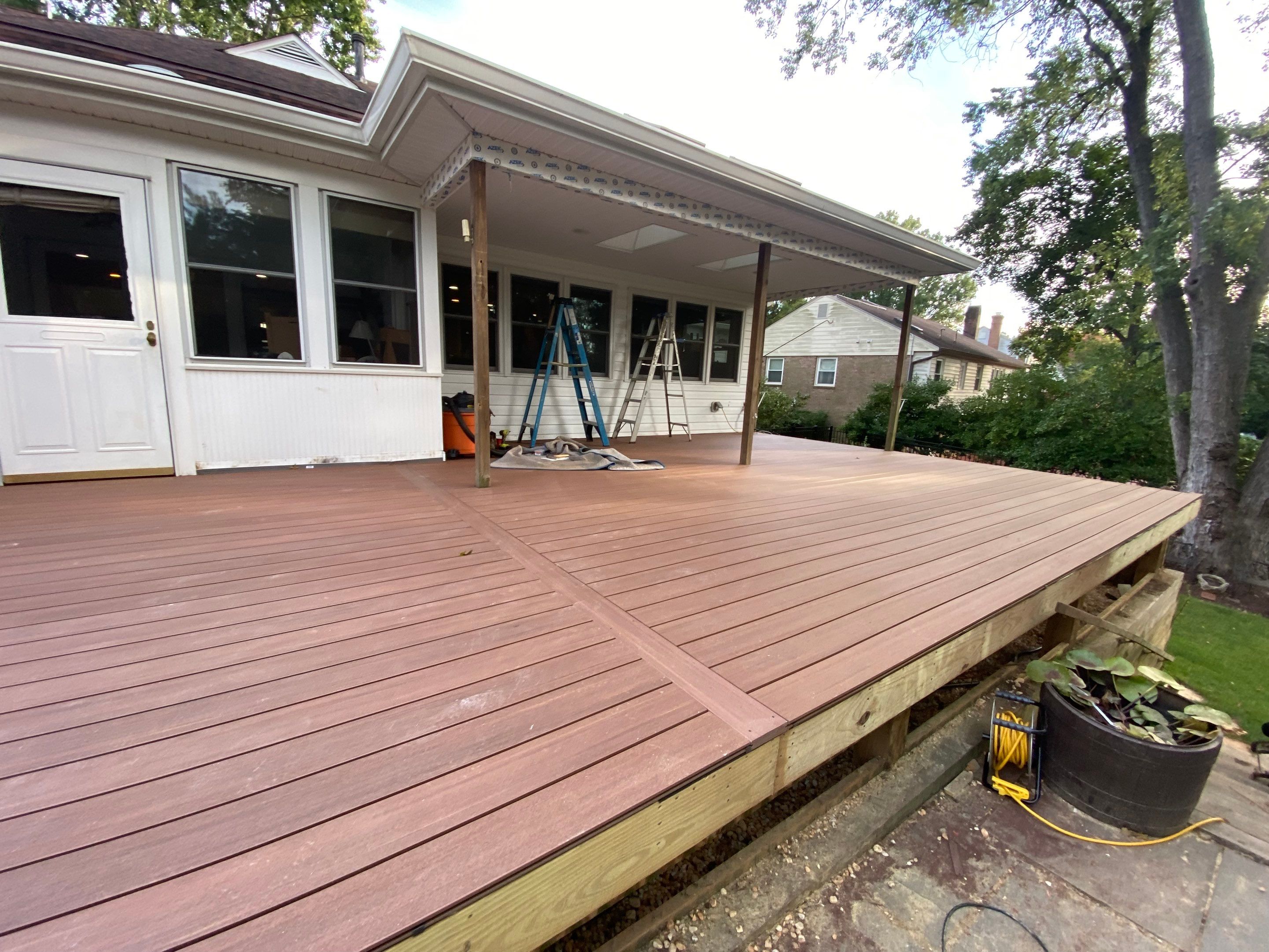 Deck Transformation using Timbertech & Azek by The Smet Companies, LLC