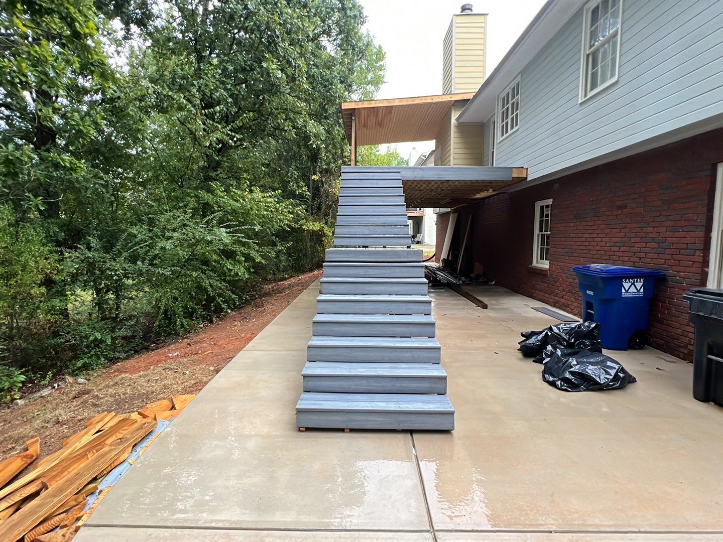 South Trace Lane - Deck Installation and Chimney Repair by Pillar and Pine