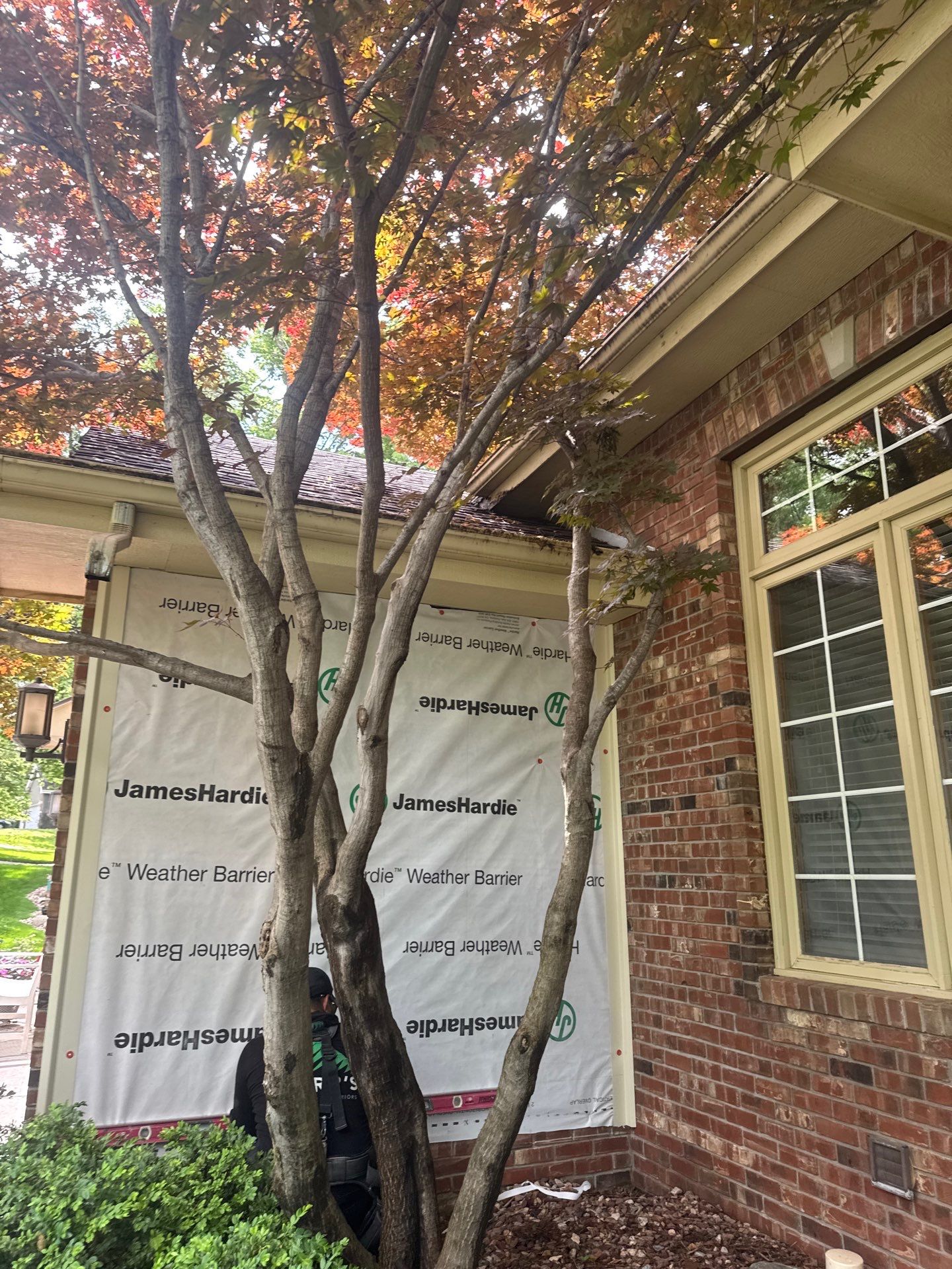 James Hardie Fiber Cement Siding Replacement in Navajo Beige by Carps Complete Exteriors