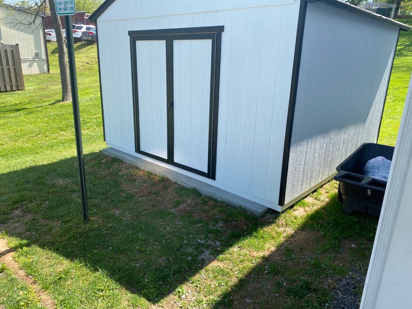 Shed donated to Family Shelter Services by DCMI in honor of Anne Brown by DCMI MID-ATLANTIC INC.