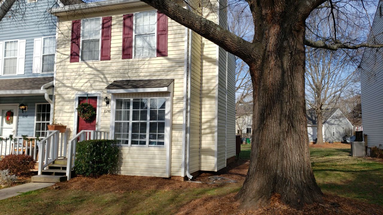 Gutter Cleaning using water by G&H Home Tech Pros LLC