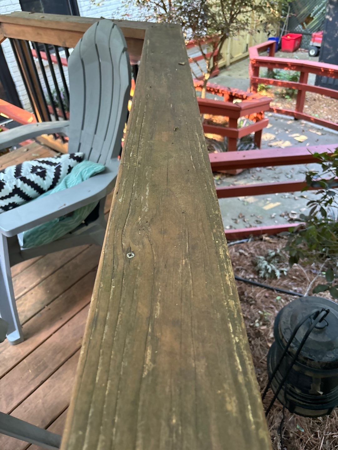 Weathered Deck using AcryFin and Stain by DuraSeal
