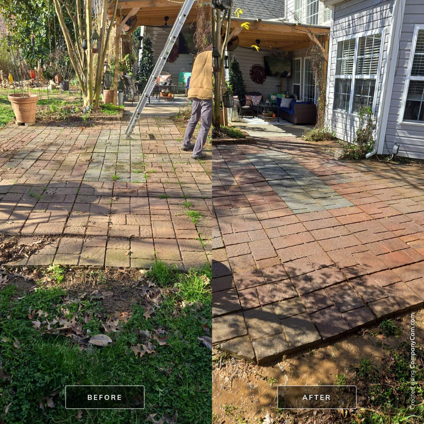 House Wash using cleaner by Power Wash Masters LLC