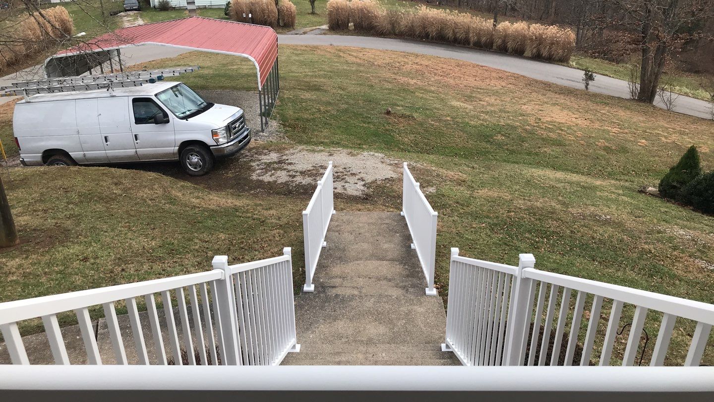 Porch Update using Westbury Aluminum Railing by Secure Construction Company Inc