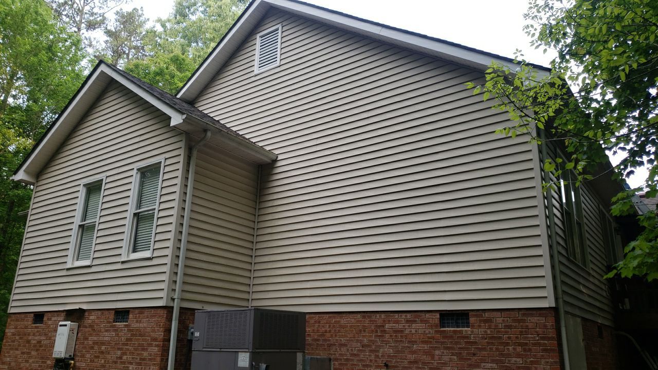 House Wash using cleaner by G&H Home Tech Pros LLC