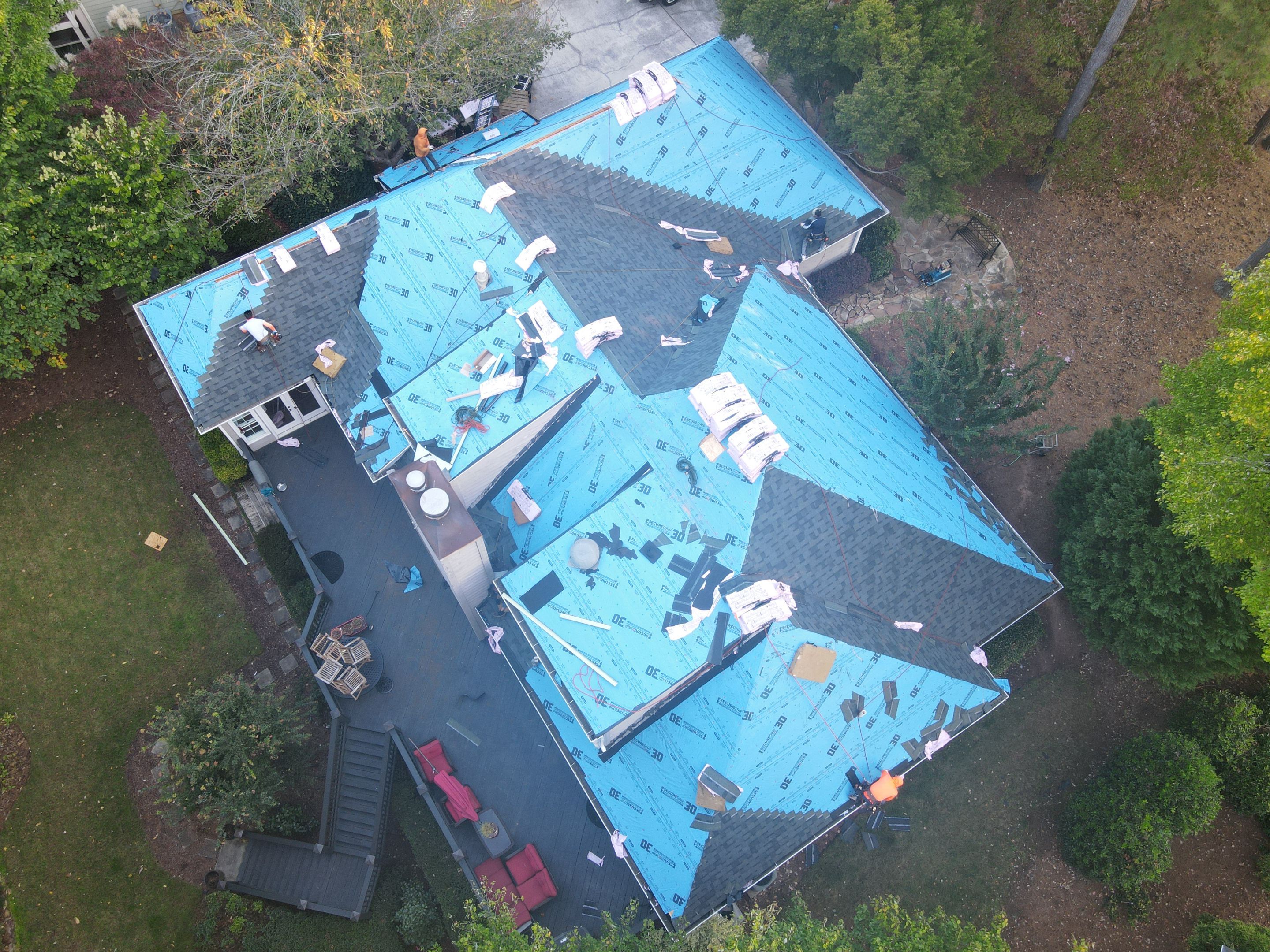 Residential Roofing Installation using Owens Corning by Inspector Roofing and Restoration